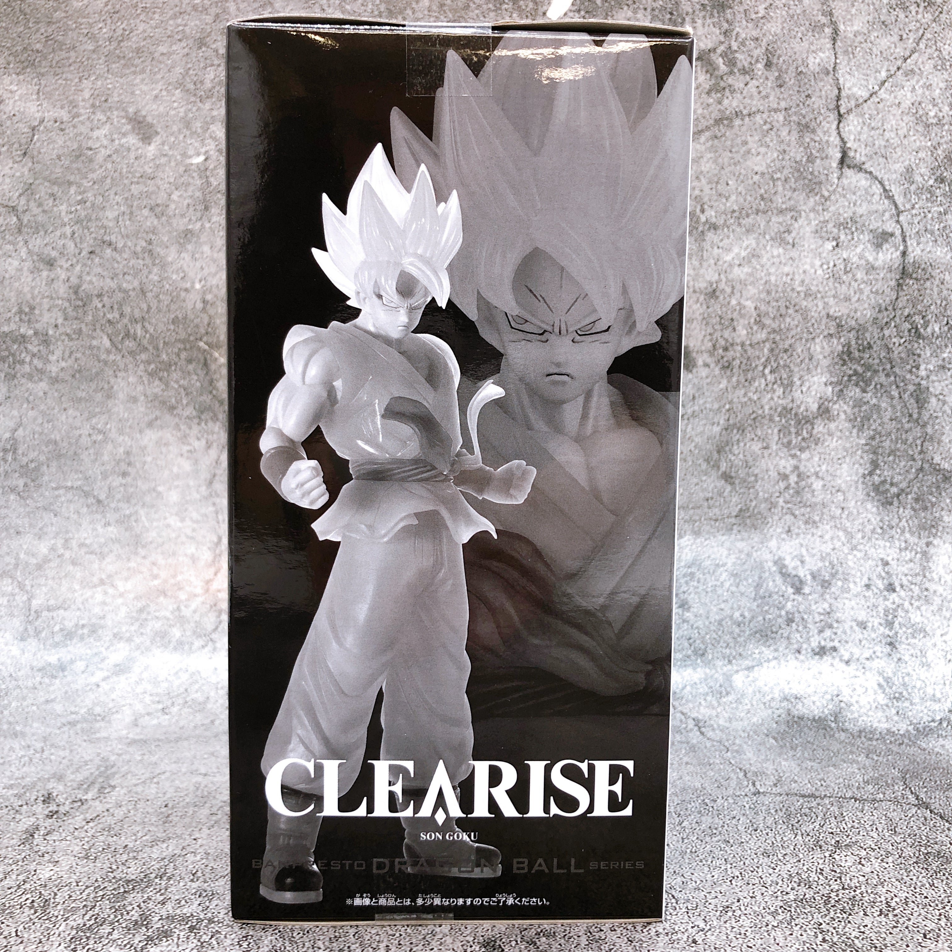 Dragon Ball Super Son Goku CLEARISE Figure BANPRESTO Japan Sealed NEW AUTHENTIC