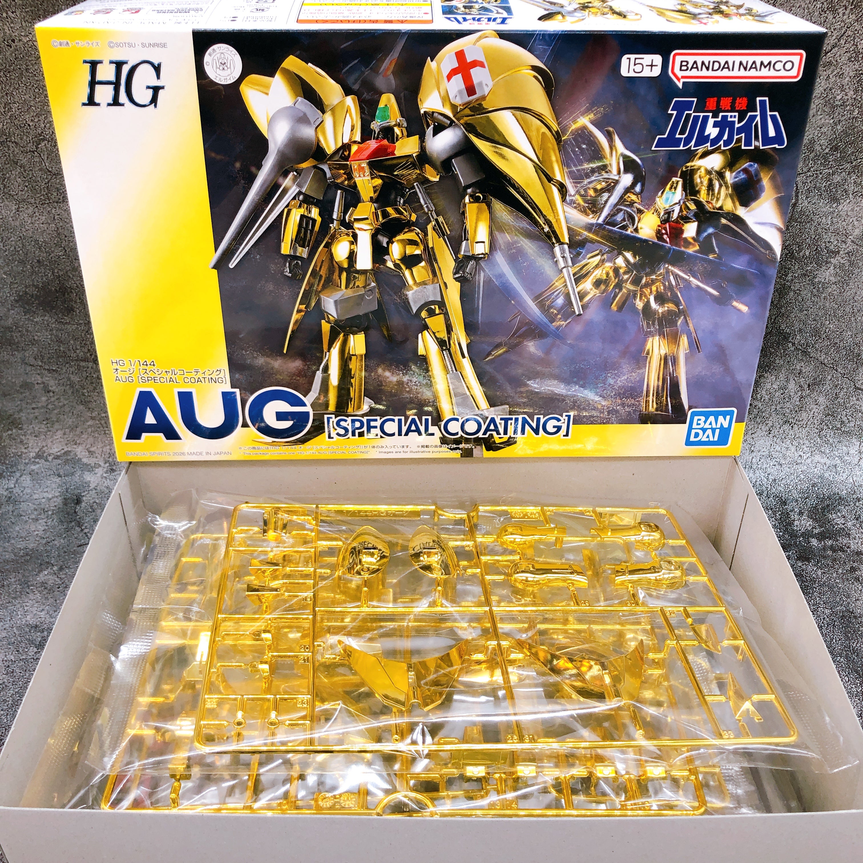 HG 1/144 AUG Special Coating Heavy Metal L-Gaim Model Kit Premium Bandai Japan