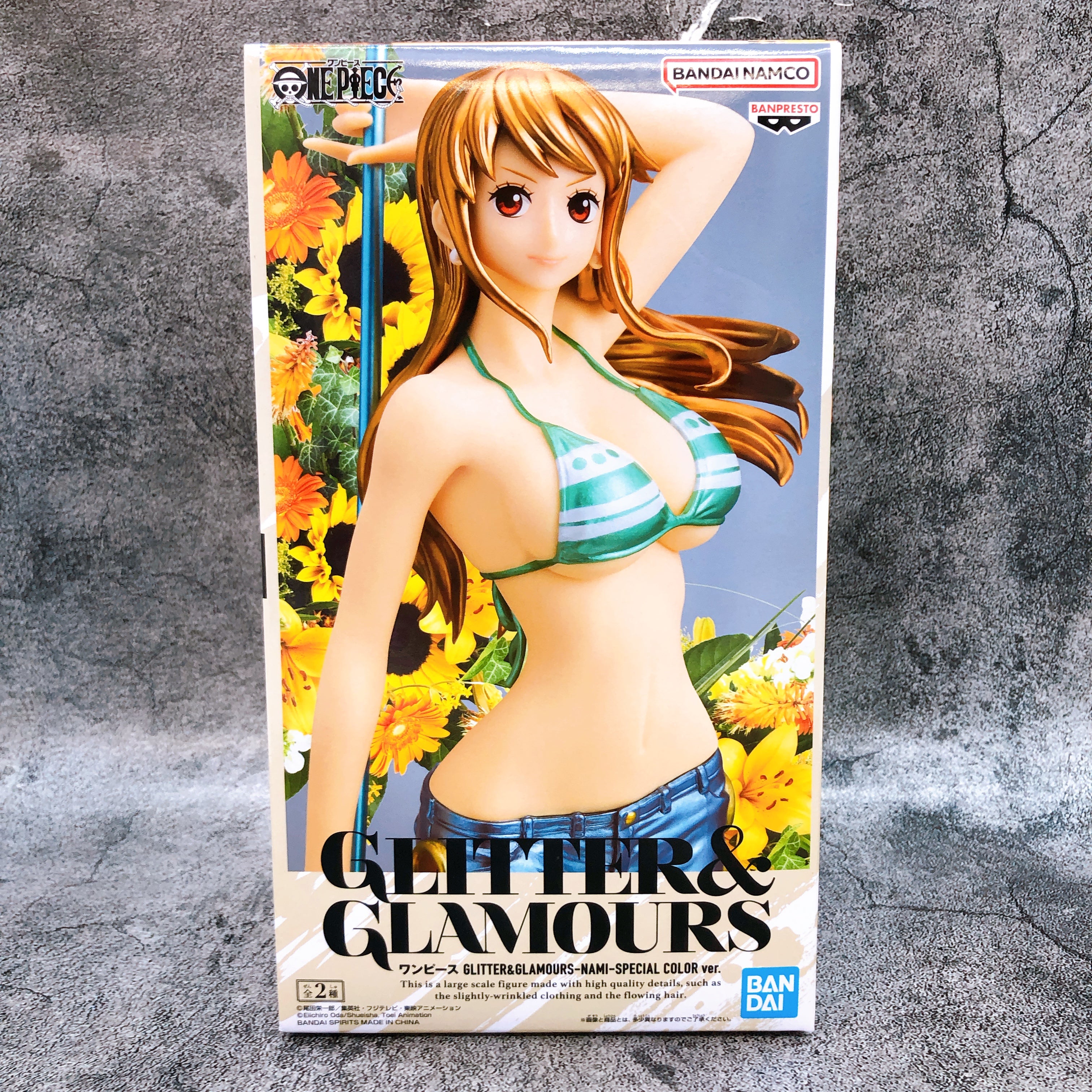 ONE PIECE Nami(B) GLITTER&GLAMOURS-NAMI-SPECIAL COLOR ver. Figure Banpresto NEW