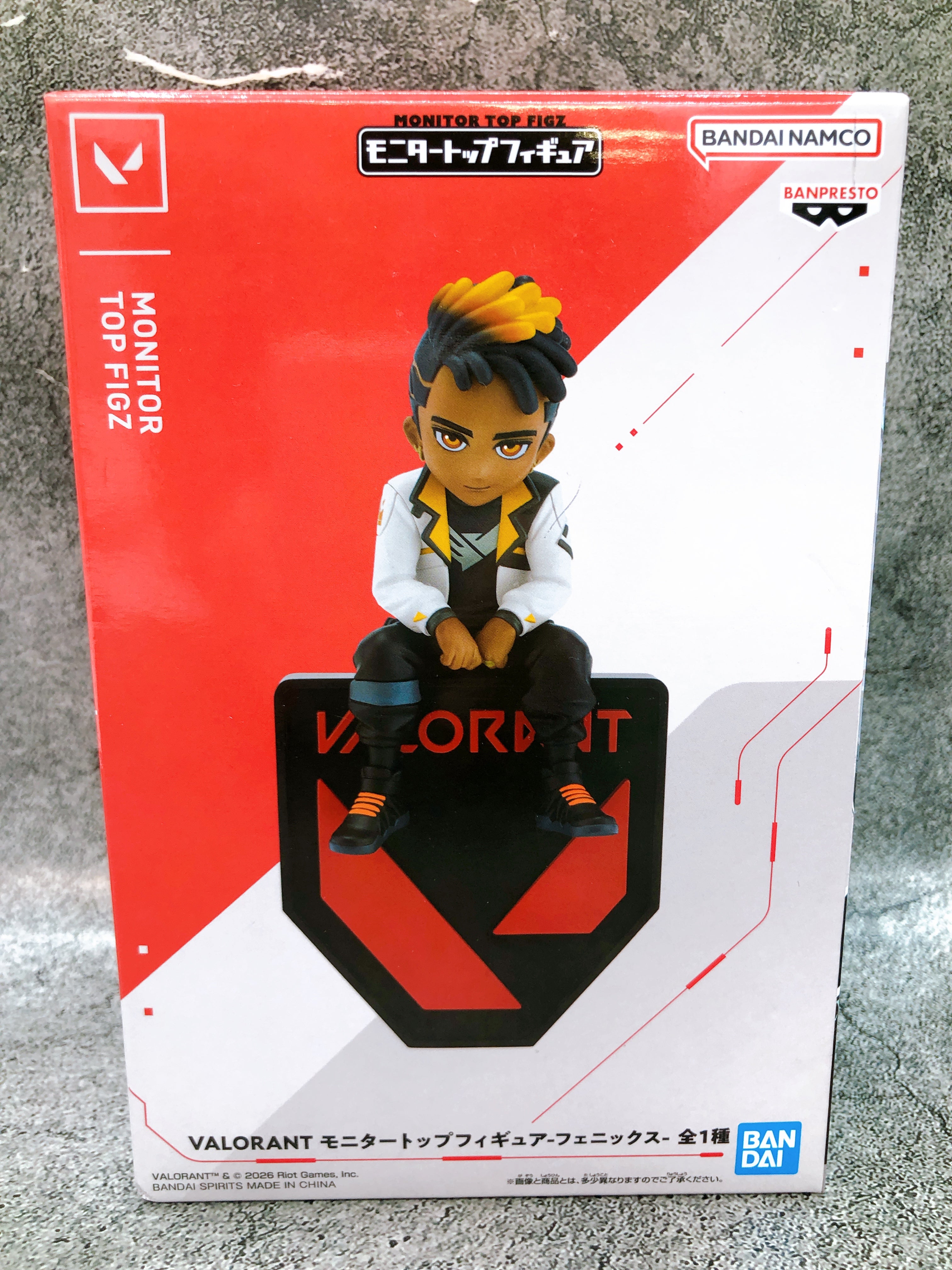 VALORANT Phoenix Monitor Top Figure BANPRESTO Japan Sealed AUTHENTIC FASTSHIP