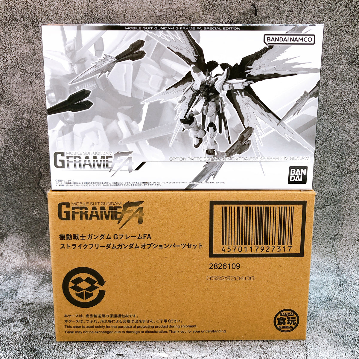 Mobile Suit Gundam G-Frame FA Strike Freedom Gundam Option Parts Set Bandai