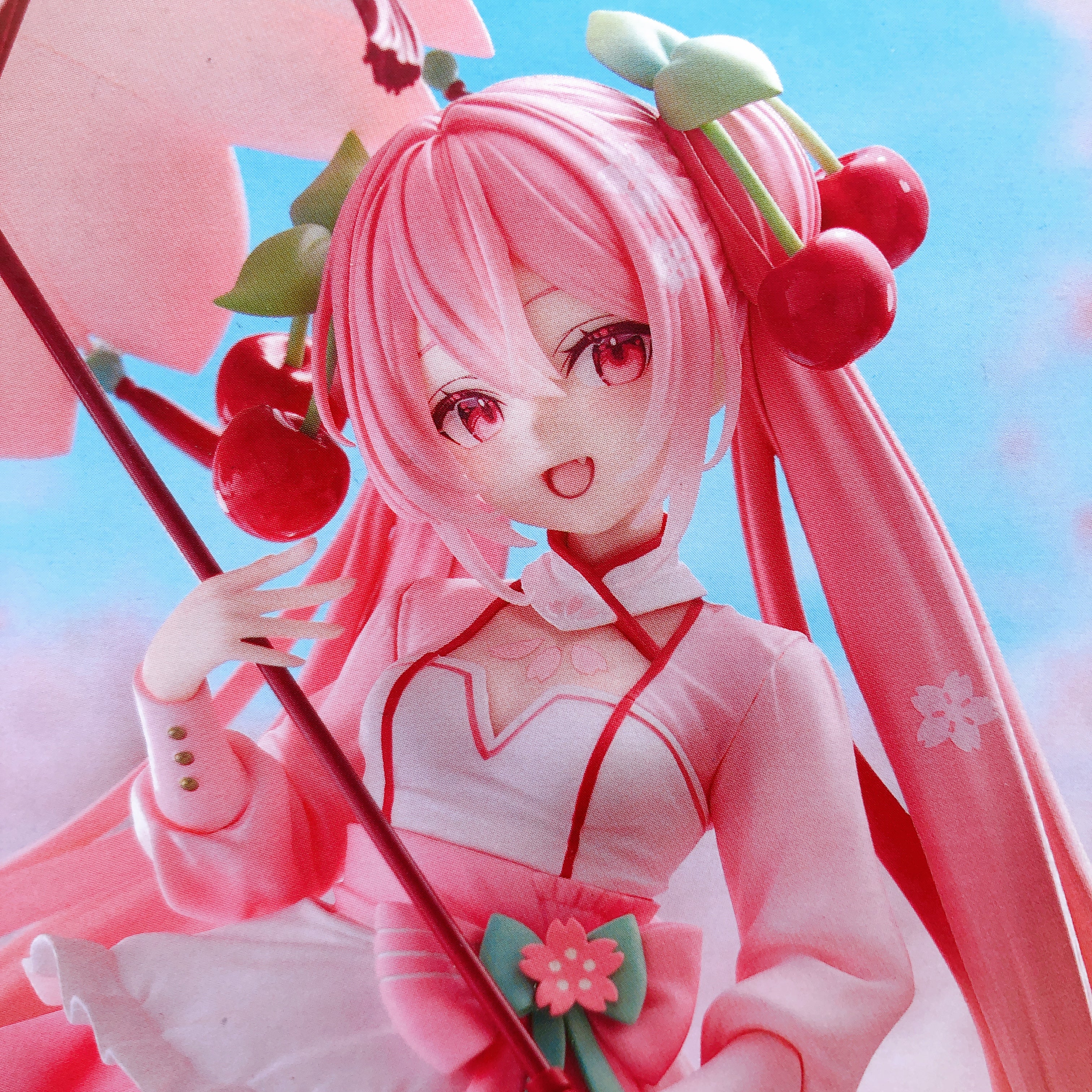Hatsune Miku Sakura Miku AMP+Figure Sakura Dressver. Taito Japan AUTHENTIC