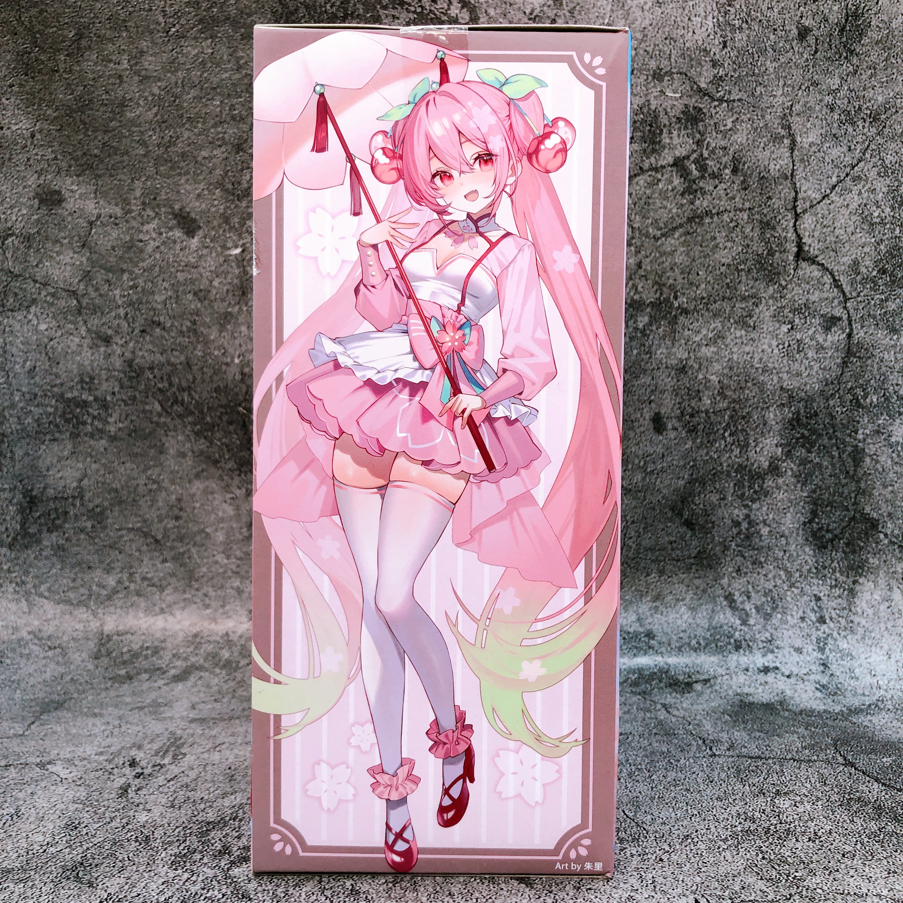Hatsune Miku Sakura Miku AMP+Figure Sakura Dressver. Taito Japan AUTHENTIC