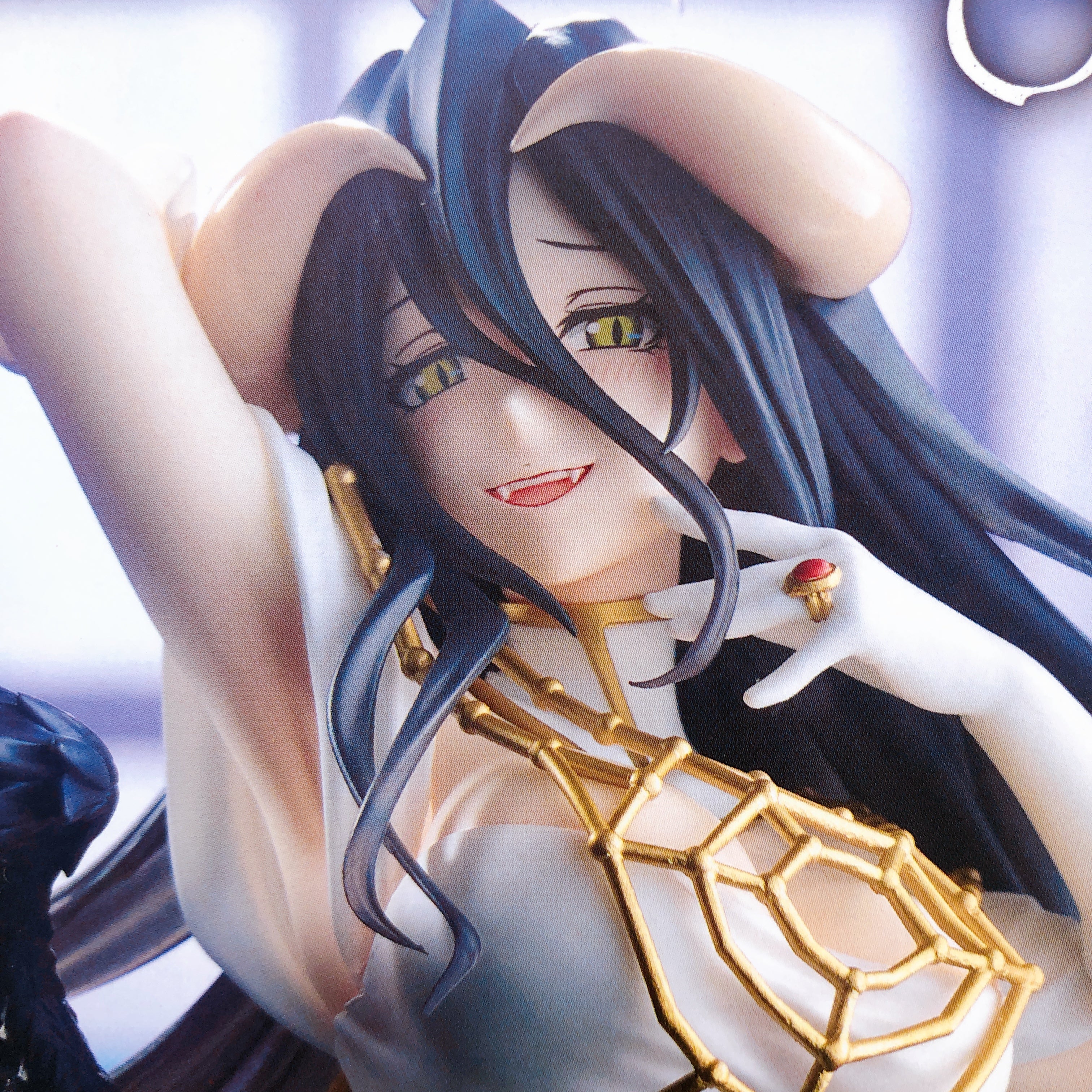 Overlord Albedo Figure Pure White Devil ver. T-most Figure Taito Japan AUTHENTIC