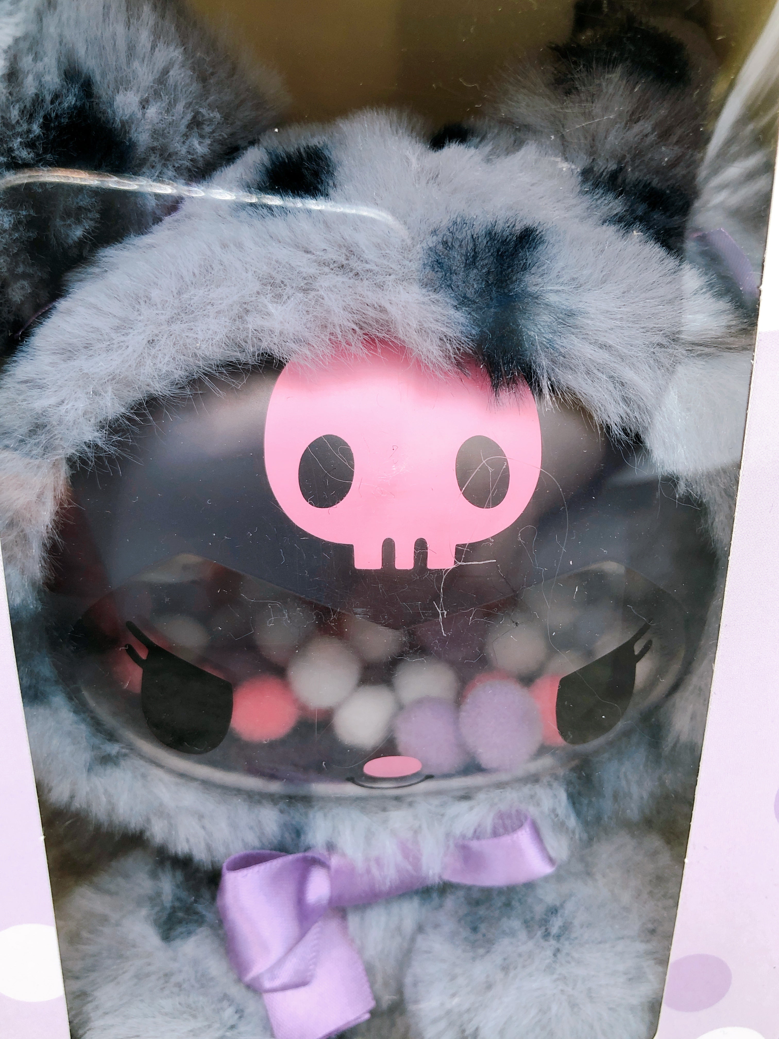 Sanrio Kuromi Animal Leopard Clear Poffy Figure FuRyu Japan AUTHENTIC FASTSHIP