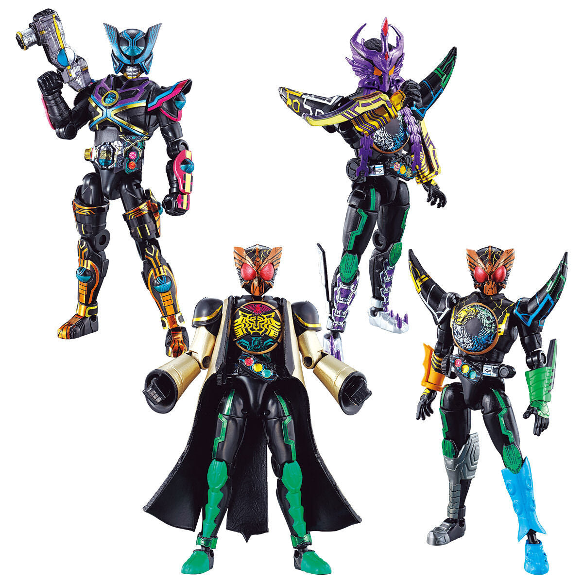 SO-DO Chronicle Kamen Rider OOO Resurrection Core Medal Set 02 Bandai Japan