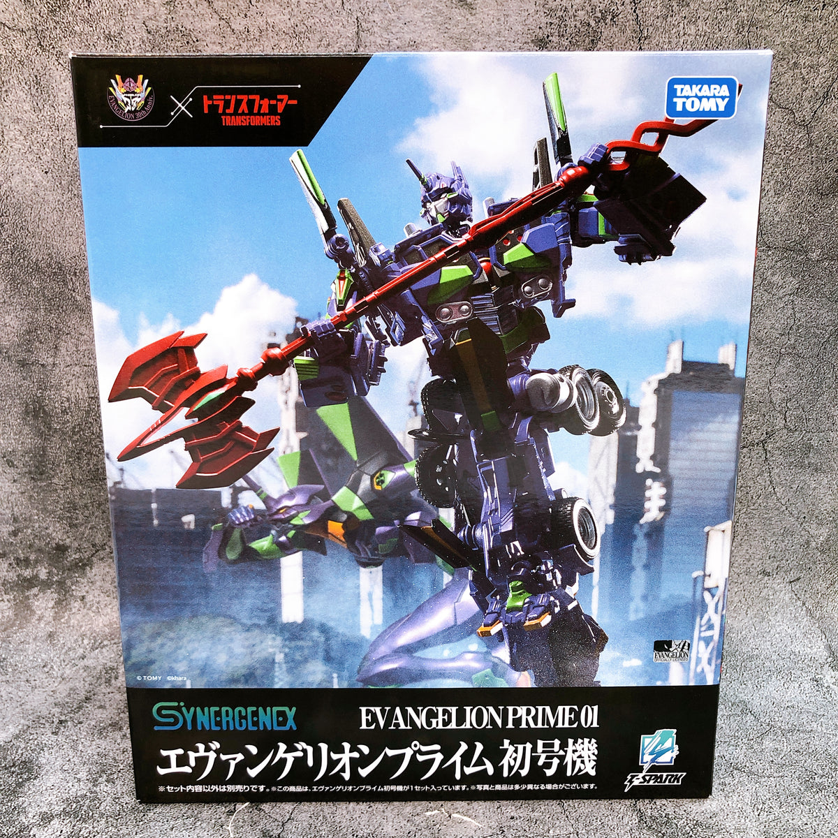 Transformers Evangelion Prime 01 Action Figure 15+ T-SPARK TAKARA TOMY Japan NEW