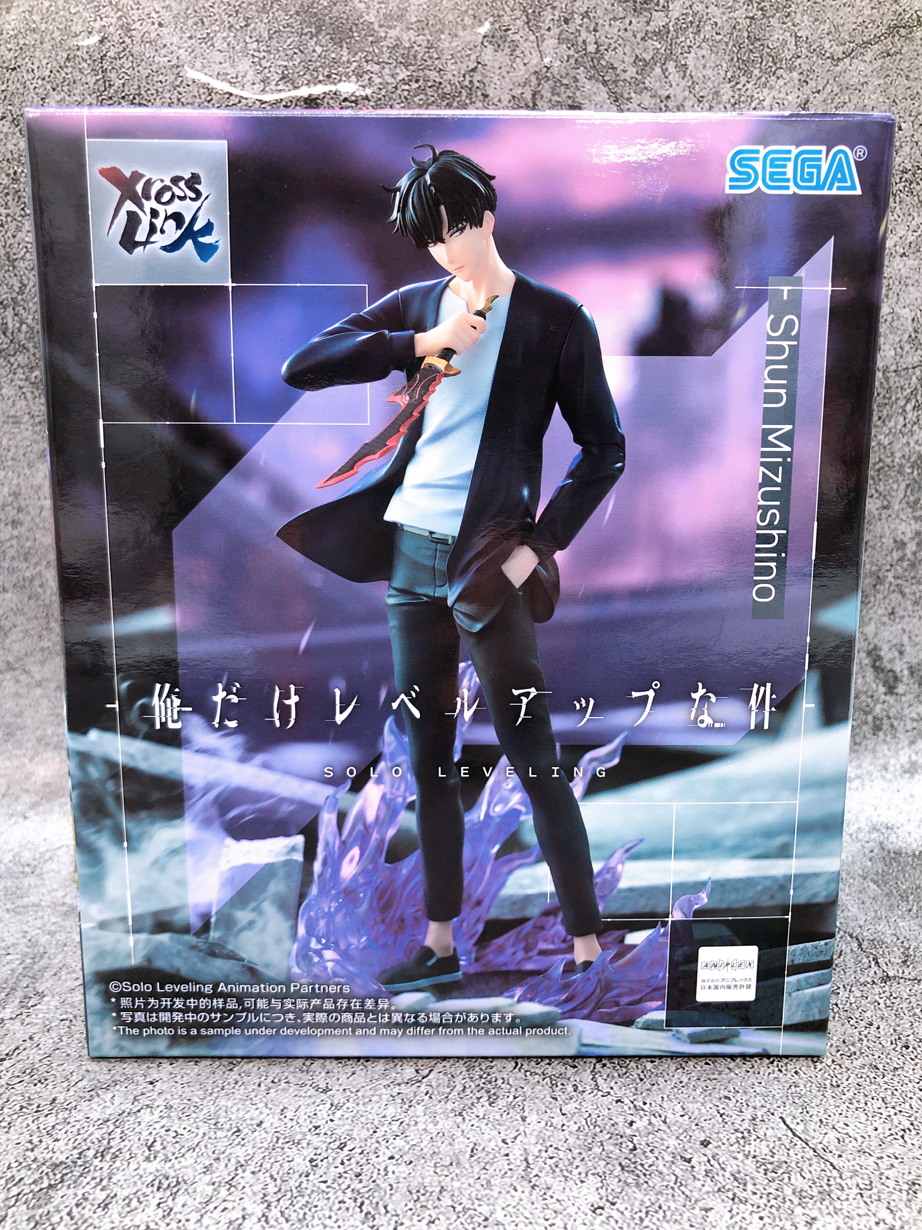 Solo Leveling Shun Mizushino XrossLink Figure SEGA Japan AUTHENTIC FASTSHIP
