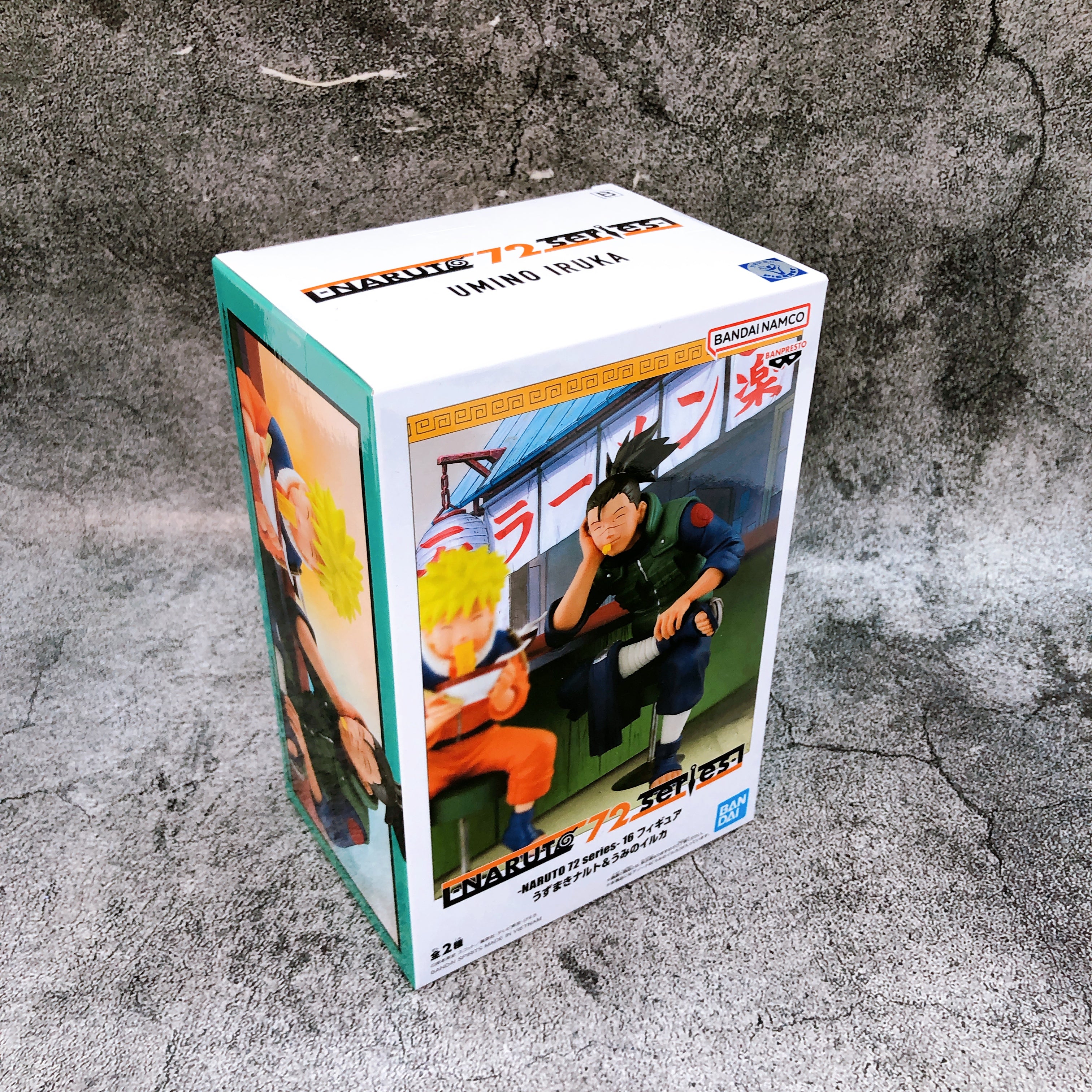 NARUTO 72 series 16 Iruka Umino Figure BANPRESTO Japan AUTHENTIC FASTSHIP