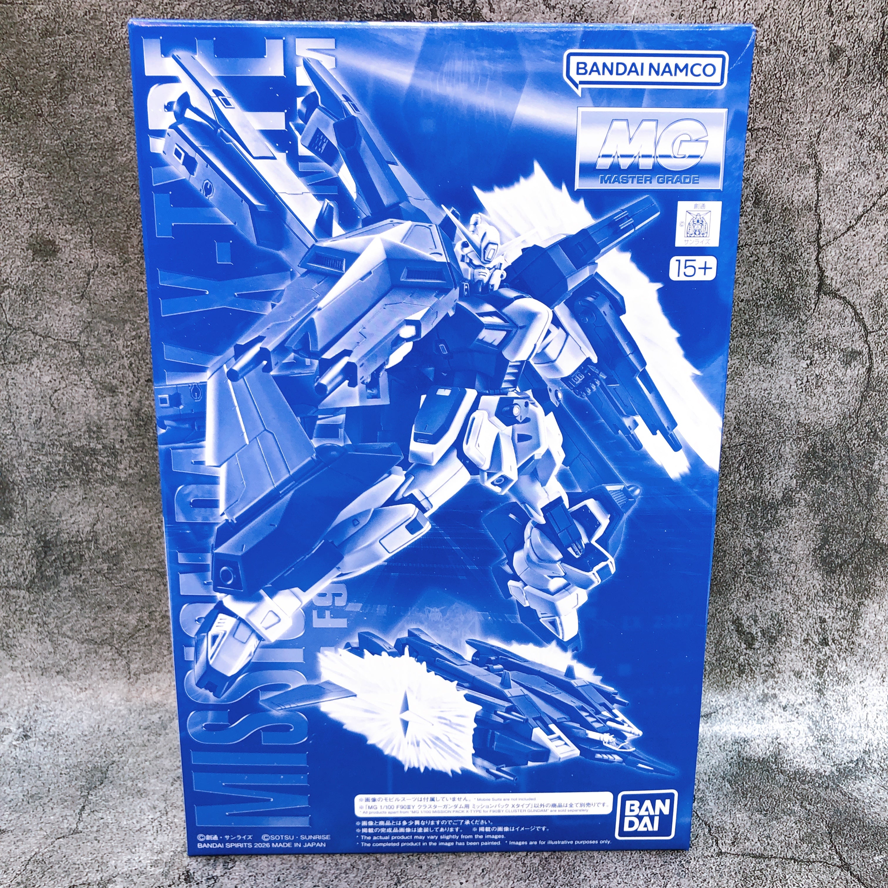 MG 1/100 Mission Pack X-Type for F90IIIY Cluster Gundam Kit Premium Ba
