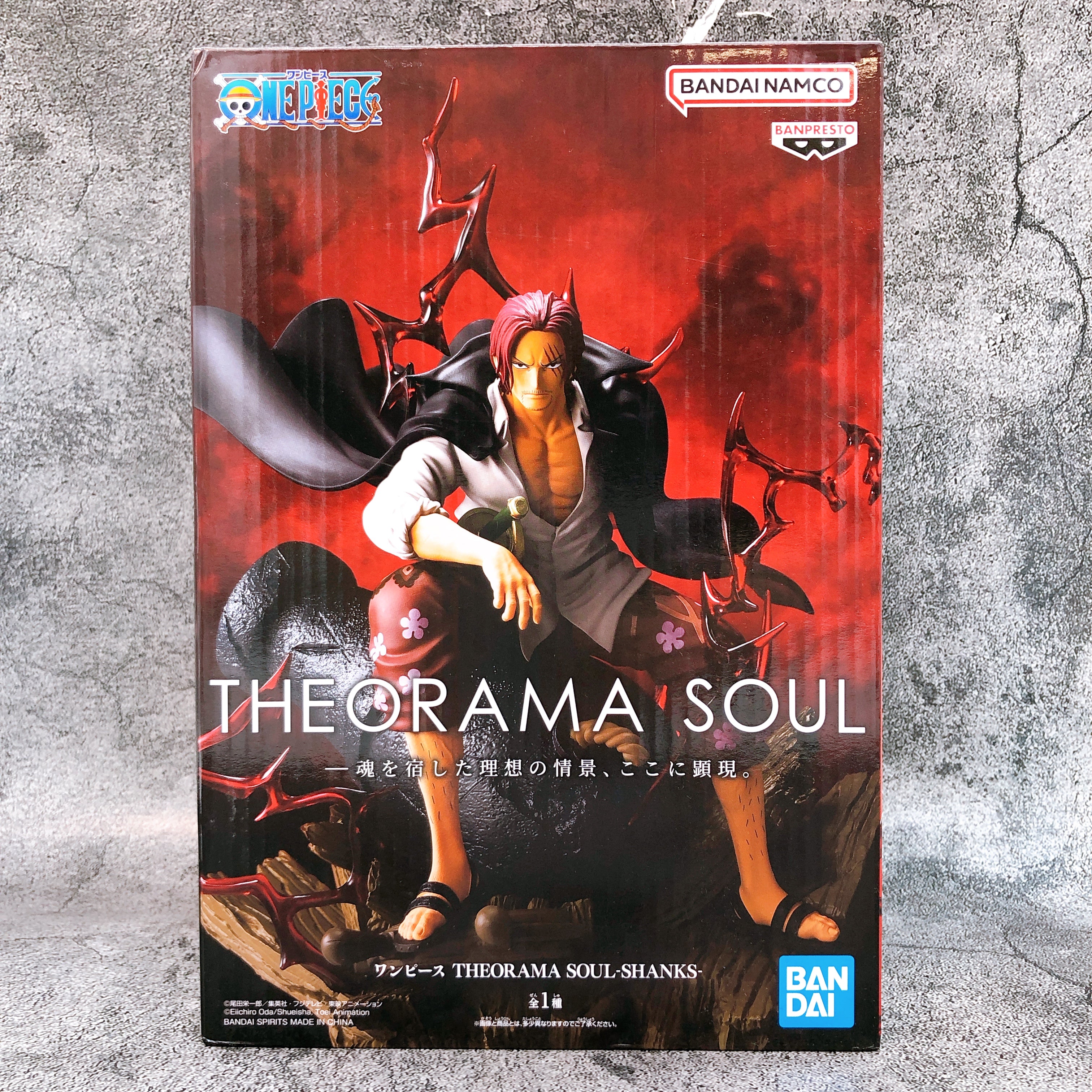 One Piece Shanks THEORAMA SOUL SHANKS BANPRESTO Japan AUTHENTIC FASTSHIP 15+