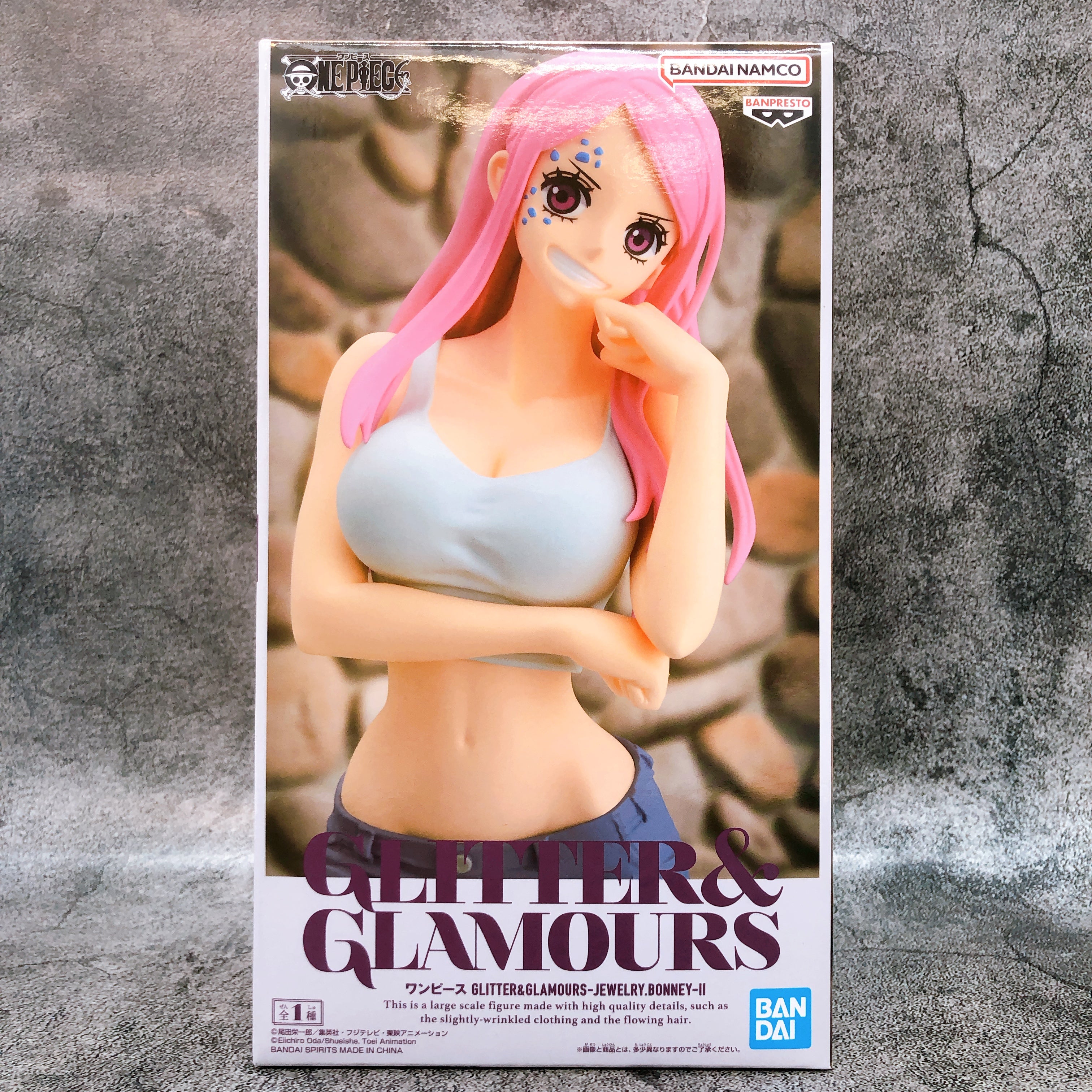 ONE PIECE Jewelry Bonney II GLITTER & GLAMOURS Figure BANPRESTO Japan AUTHENTIC