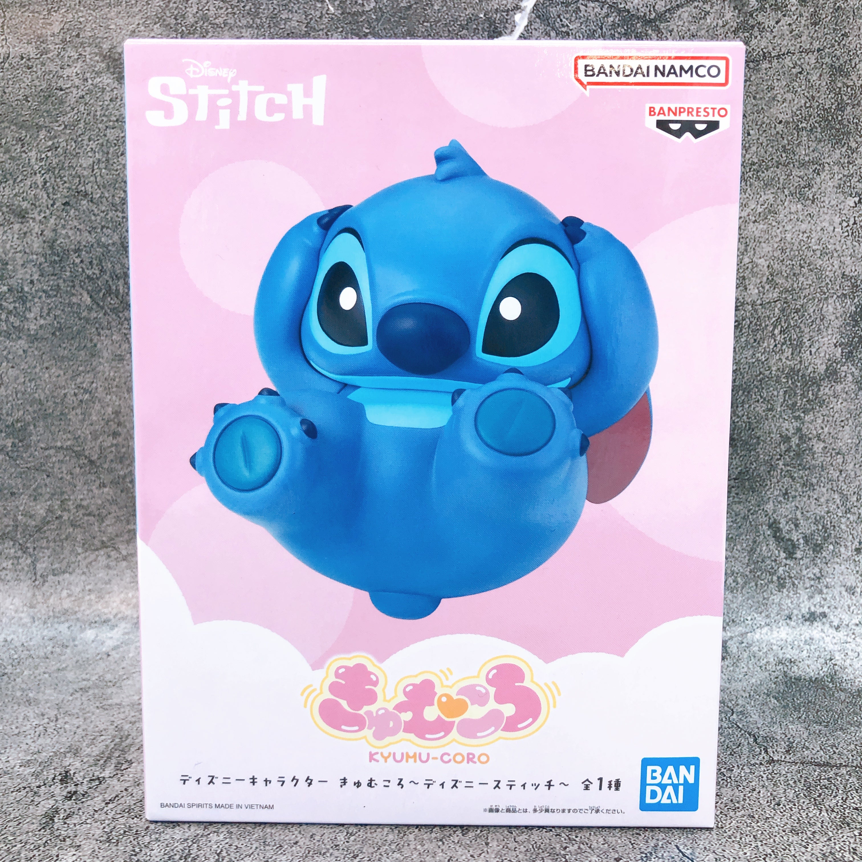 Disney Character KYUMU-CORO Disney Stitch Figure BANPRESTO Japan AUTHENTIC NEW