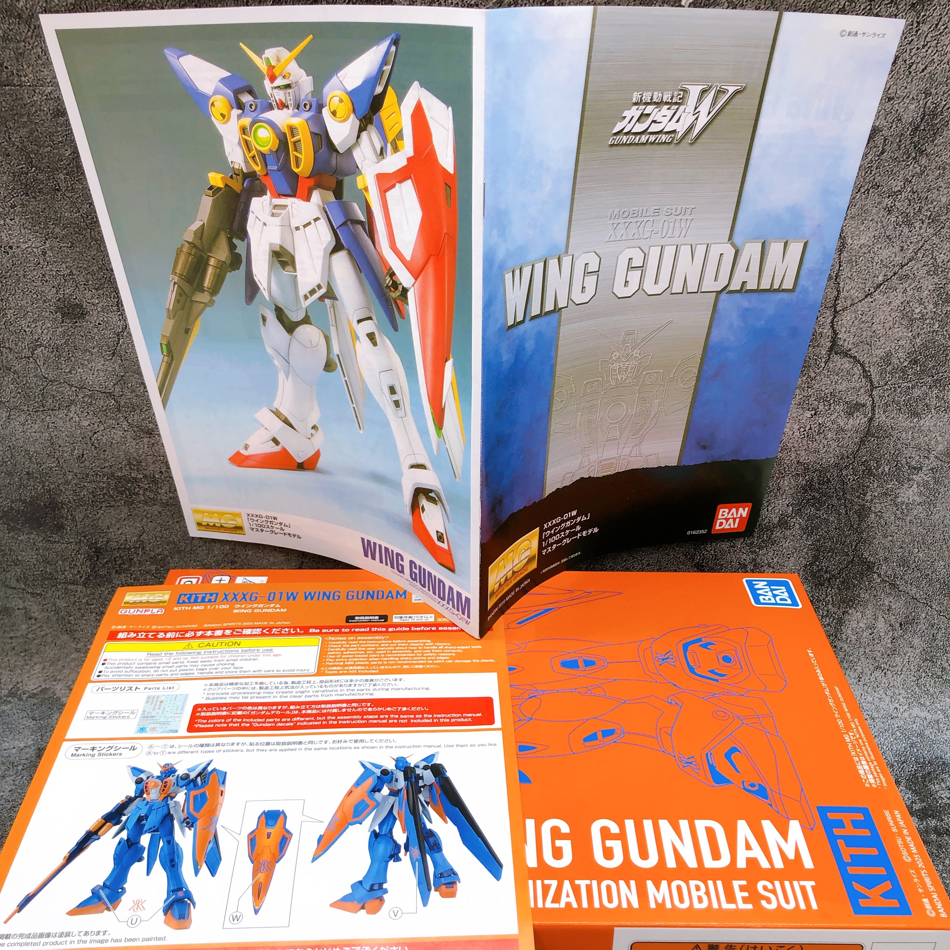 MG 1/100 Wing Gundam Kith Collaboration Limited Model Kit Bandai Japan FASTSHIP