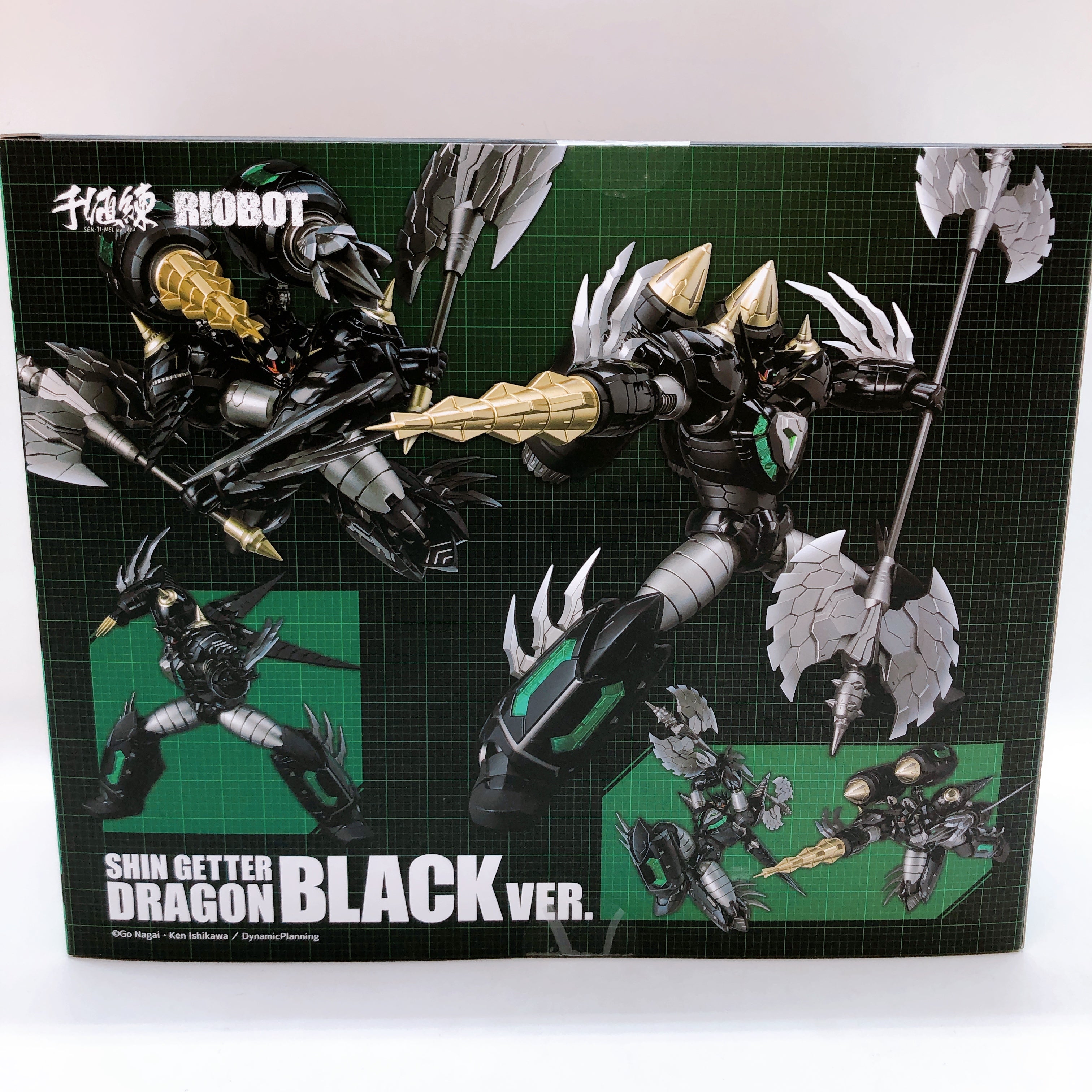 Getter Robo Shin Getter Dragon Black Ver. RIOBOT Action Figure Sentinel Japan