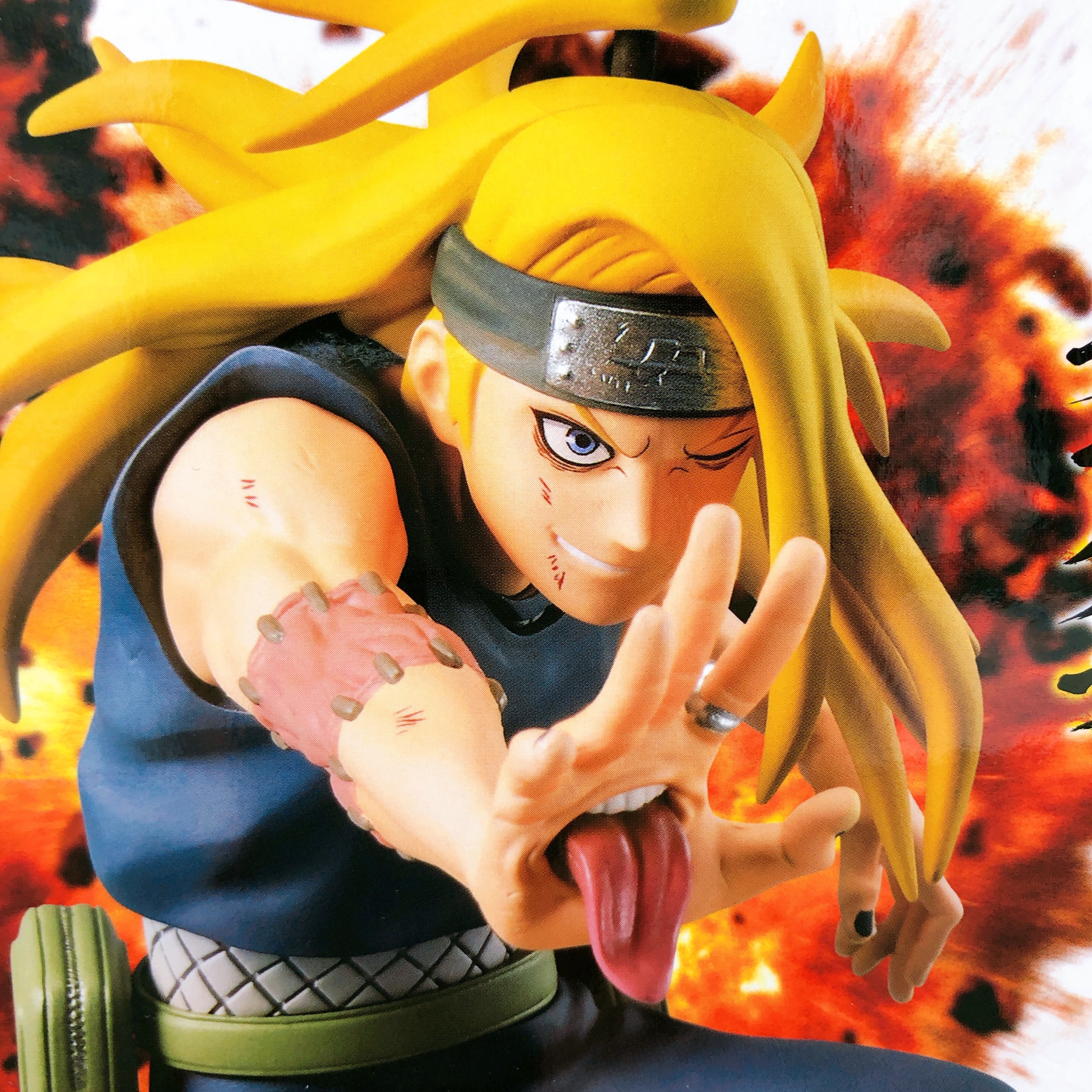 NARUTO 72 series 40 Deidara VIBRATION STARS Figure BANPRESTO Japan AUTHENTIC NEW