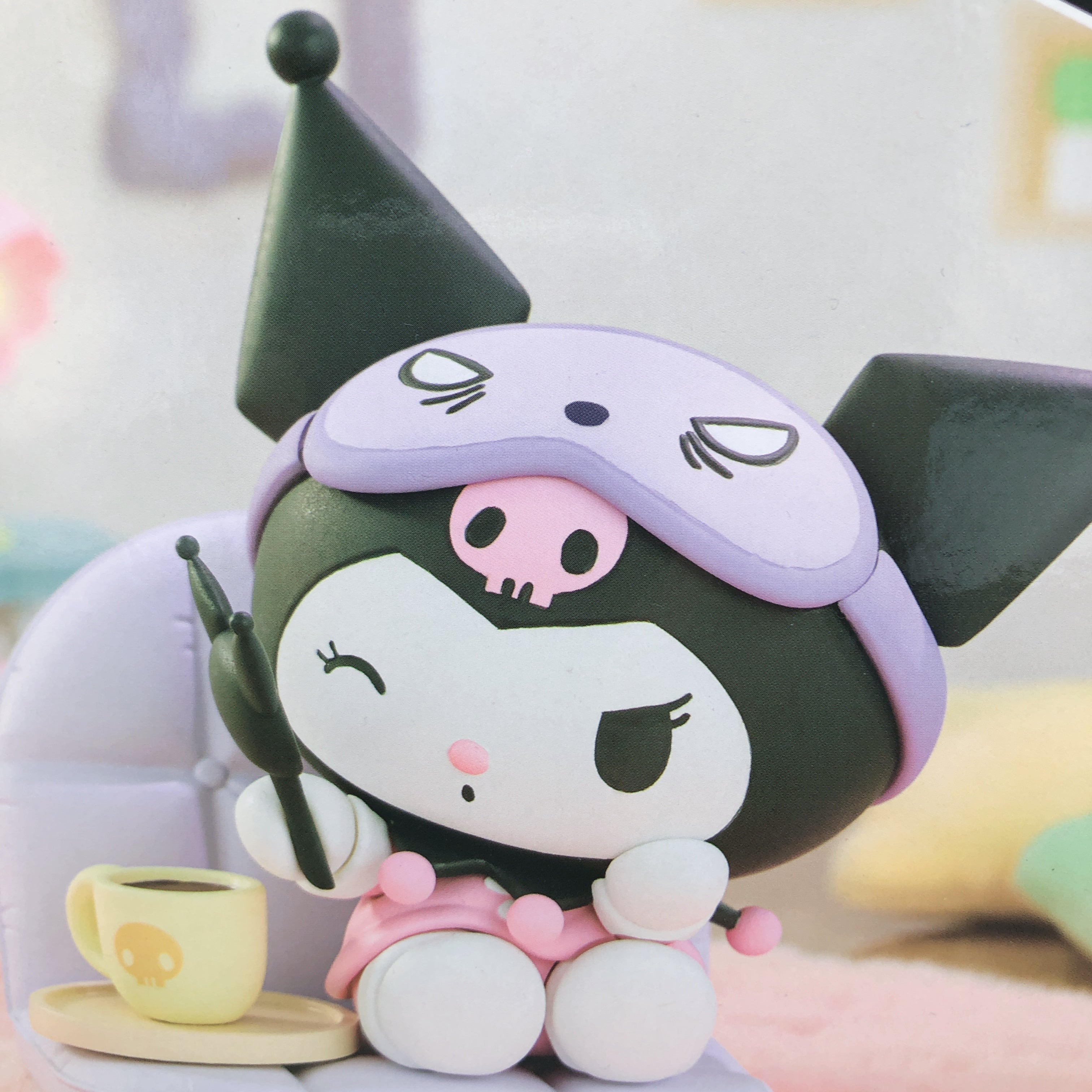 Sanrio Characters Kuromi Nakayoshi Memories Relaxing Time at Home Figure NEW