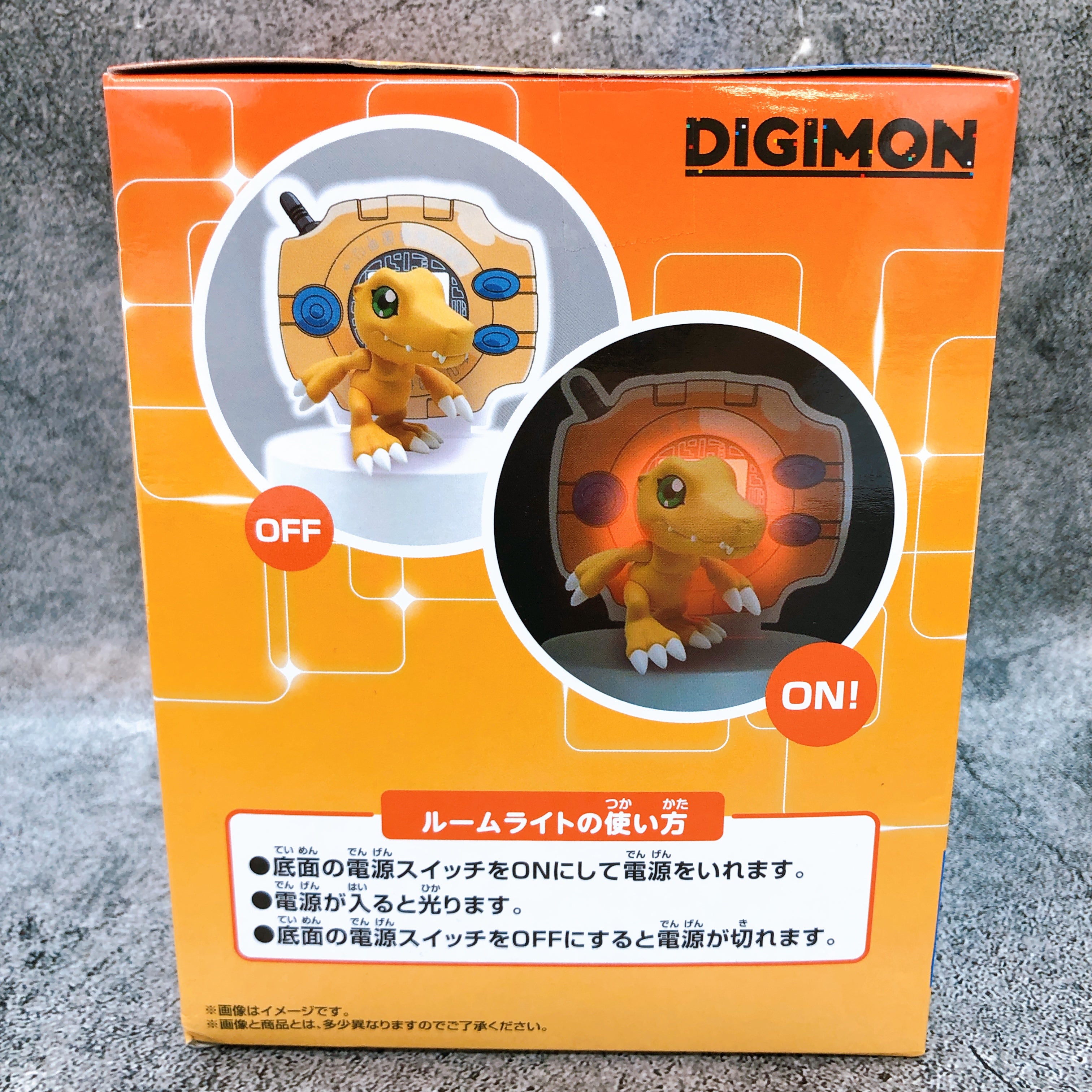 Digimon Adventure Agumon Digivice Figure Light BANPRESTO Japan AUTHENTIC NEW