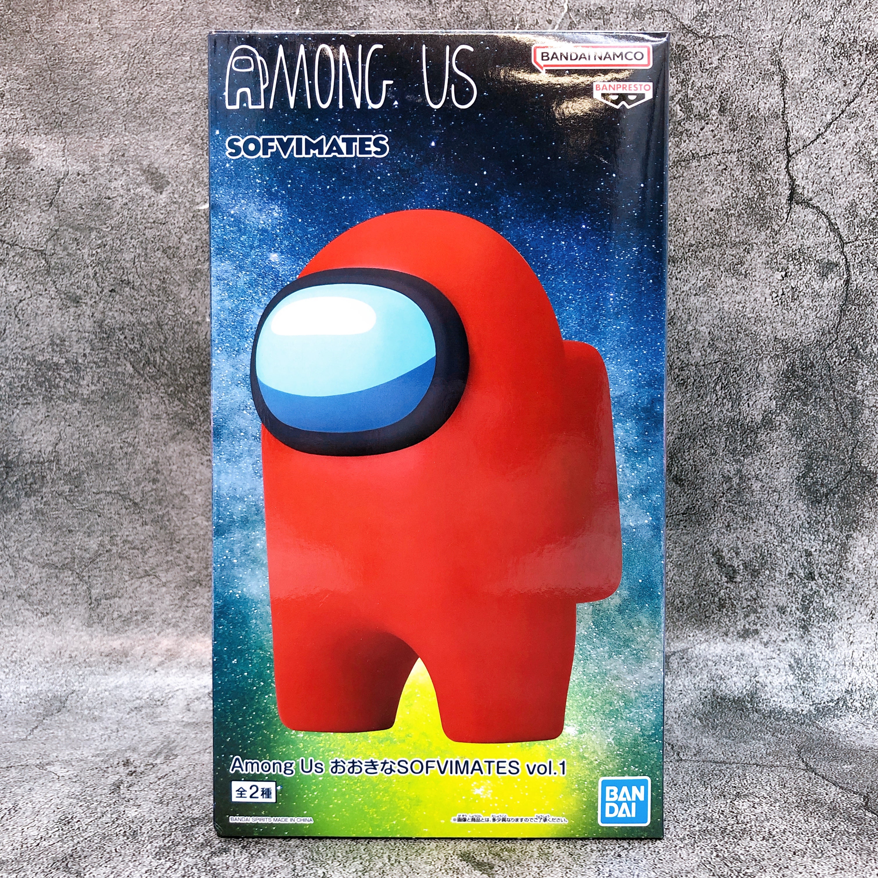 Among Us Red BIG SOFVIMATES vol.1 Figure BANPRESTO Japan AUTHENTIC FASTSHIP NEW