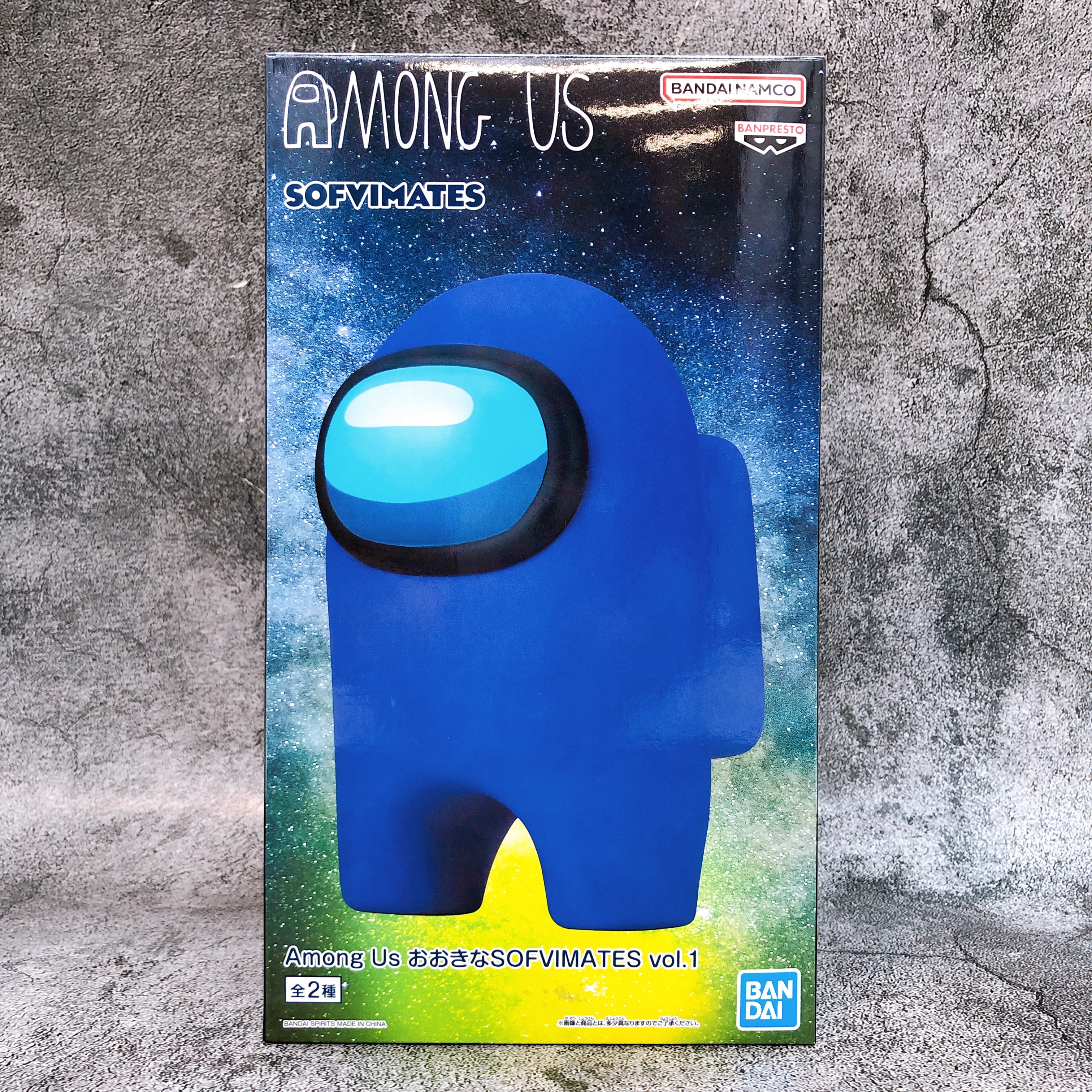 Among Us Blue BIG SOFVIMATES vol.1 Figure BANPRESTO Japan AUTHENTIC FASTSHIP NEW