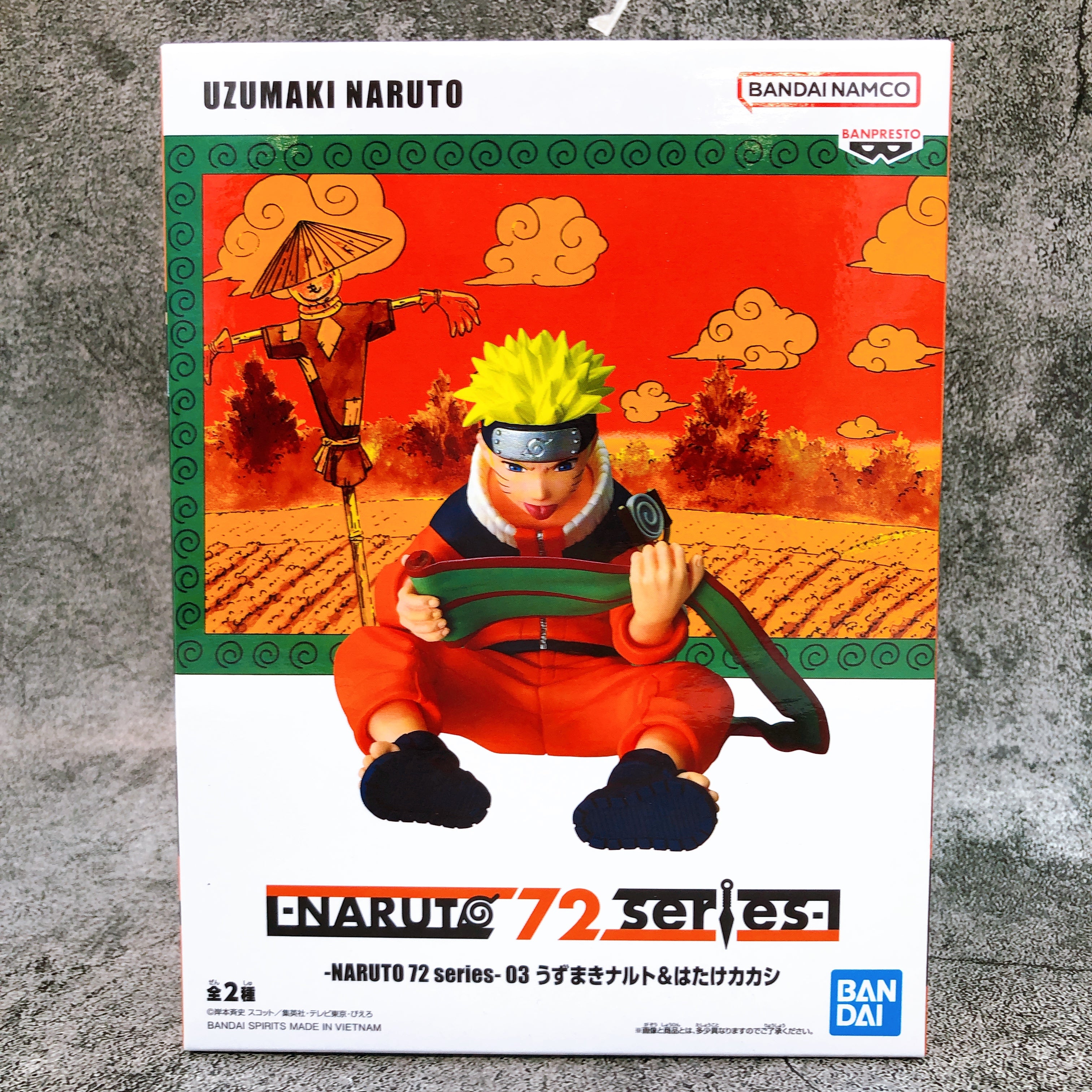 NARUTO 72 series 03 Naruto Uzumaki Figure BANPRESTO Japan AUTHENTIC FASTSHIP NEW