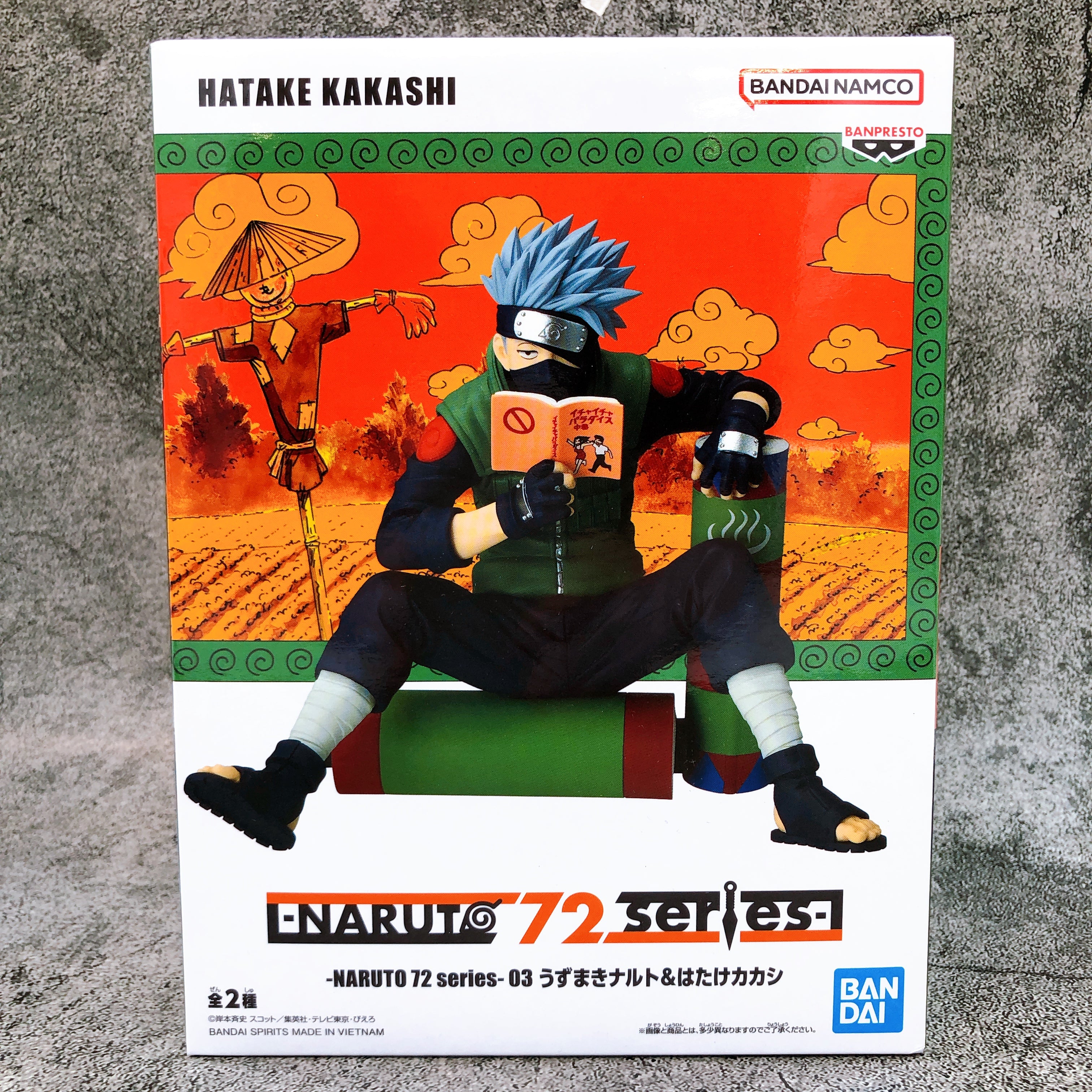 NARUTO 72 series 03 Kakashi Hatake Figure BANPRESTO Japan AUTHENTIC FASTSHIP NEW