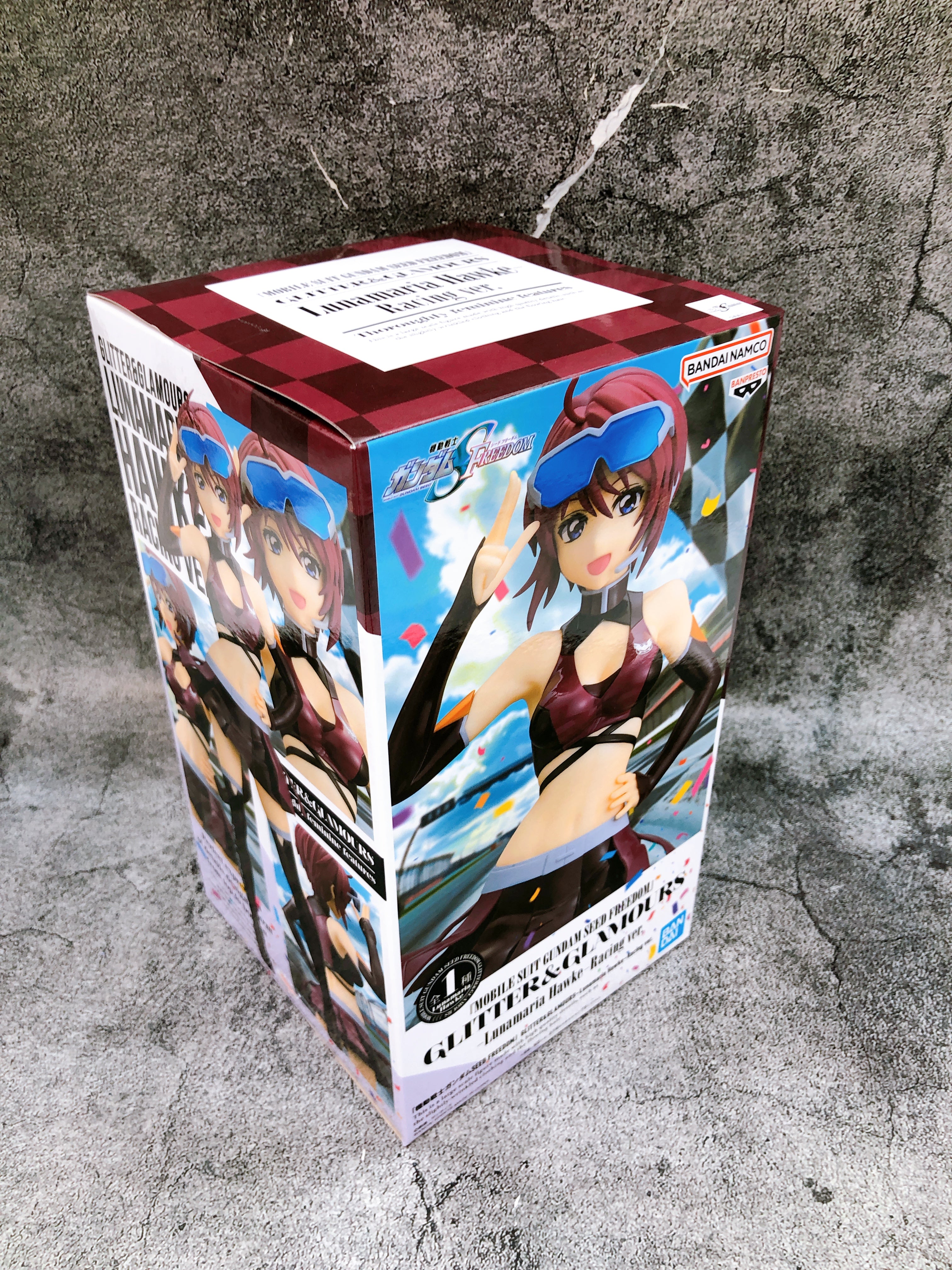 Gundam SEED FREEDOM Lunamaria Hawke Racing ver. GLITTER & GLAMOURS Figure NEW