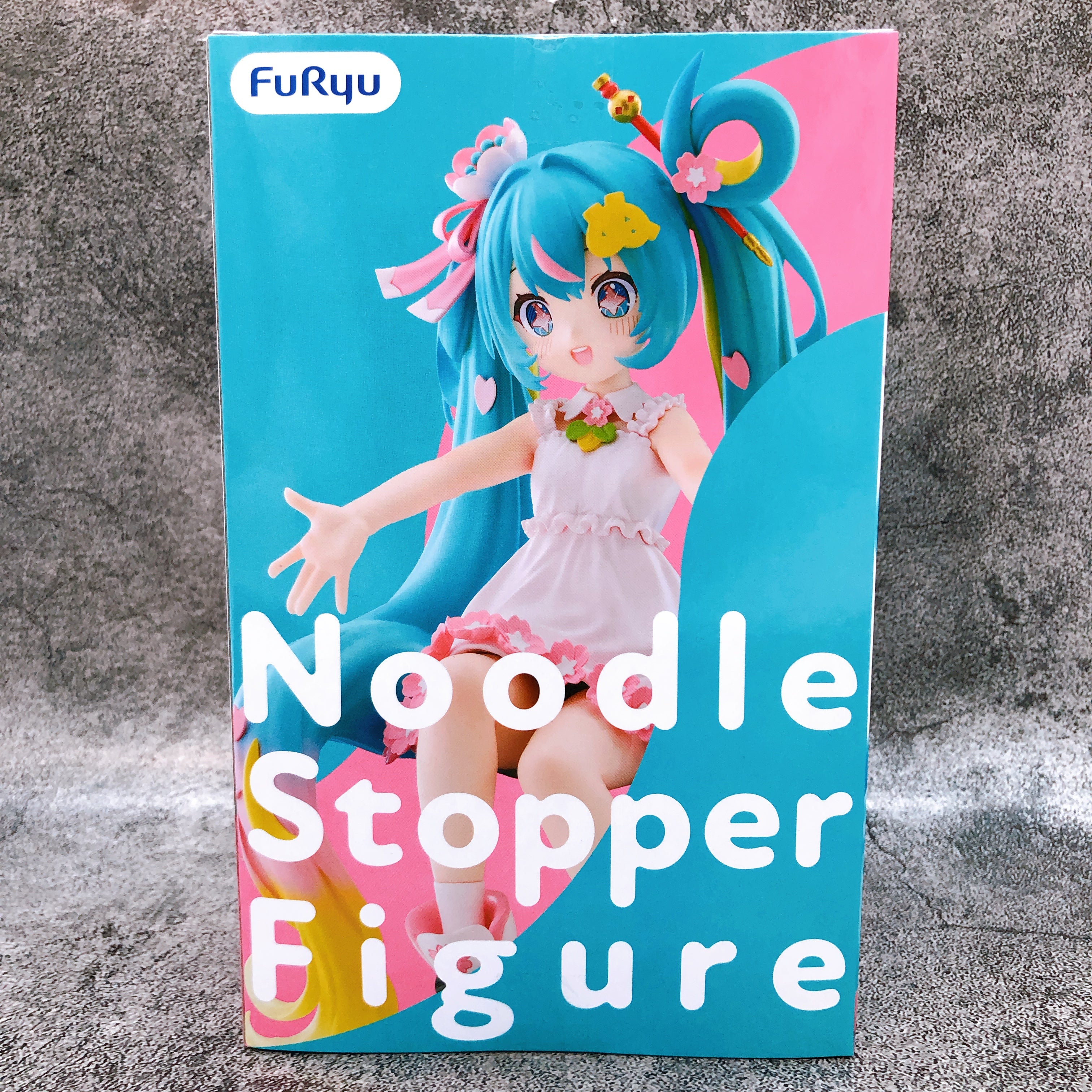 Hatsune Miku 10th Anniversary Noodle Stopper Figure FuRyu Japan AUTHENTIC Sealed