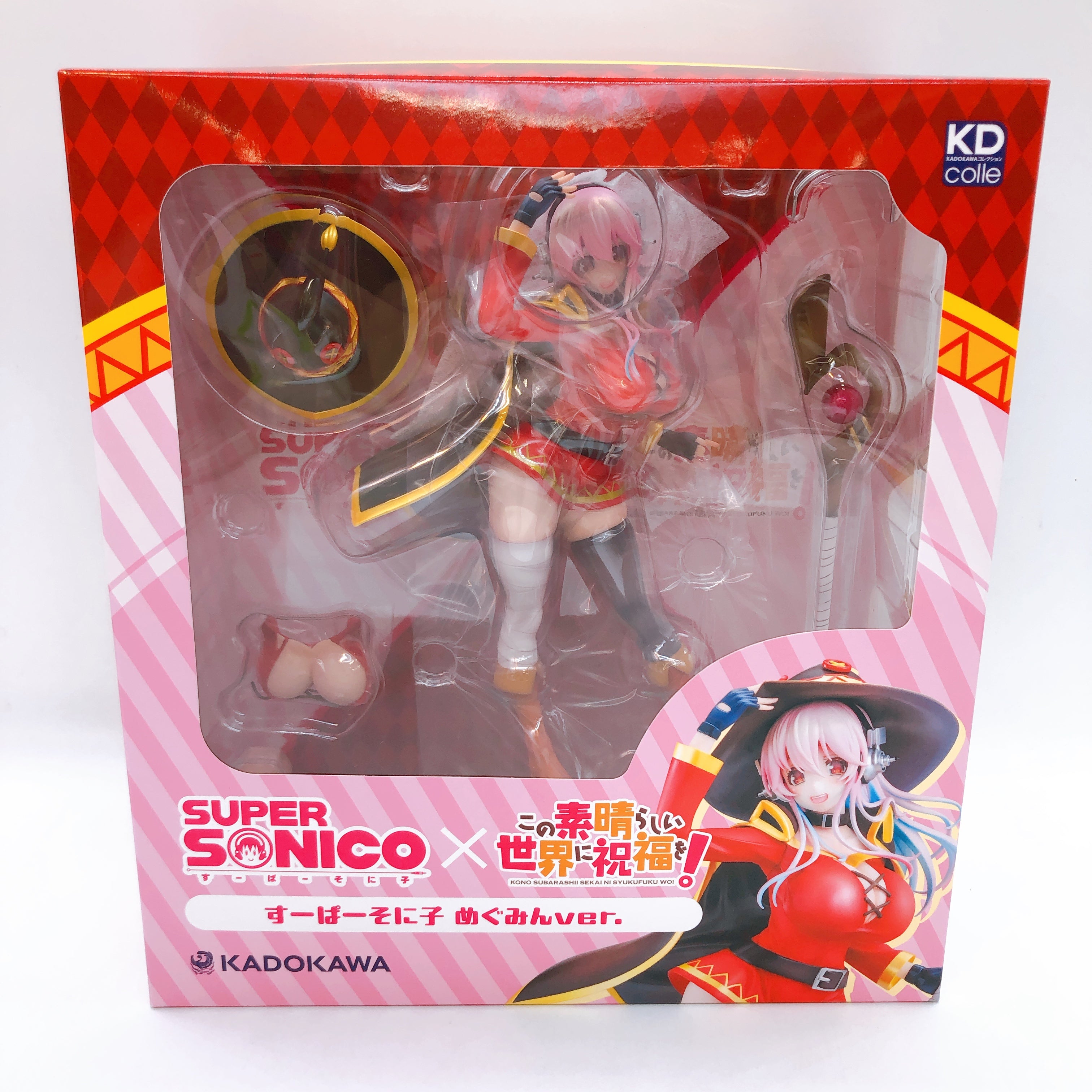 Super Sonico Megumin ver. 1/7 Scale Figure 15+ Konosuba KDcolle KADOKAWA Sealed