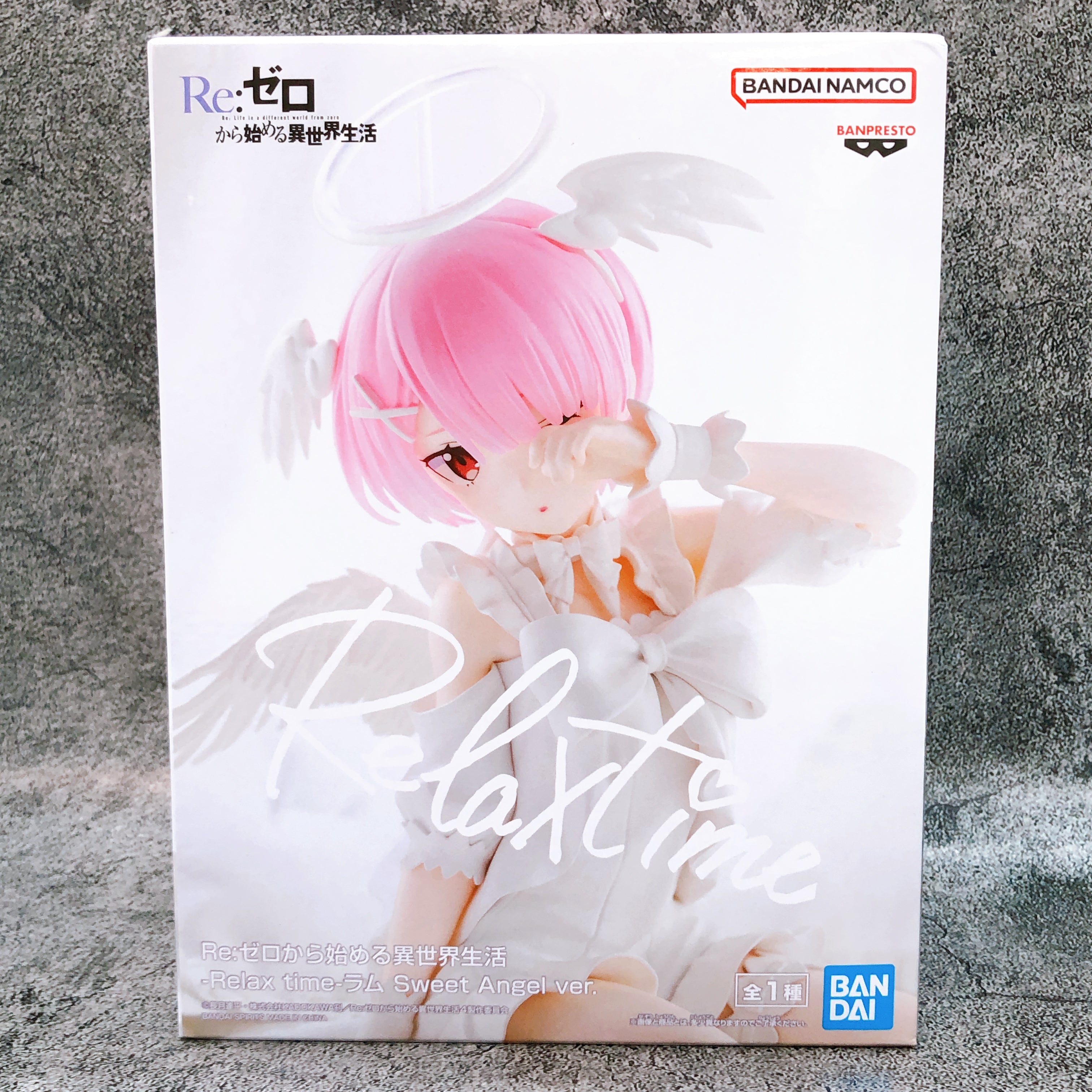 Re:Zero Ram Sweet Angel ver. Relax time Figure BANPRESTO Japan AUTHENT