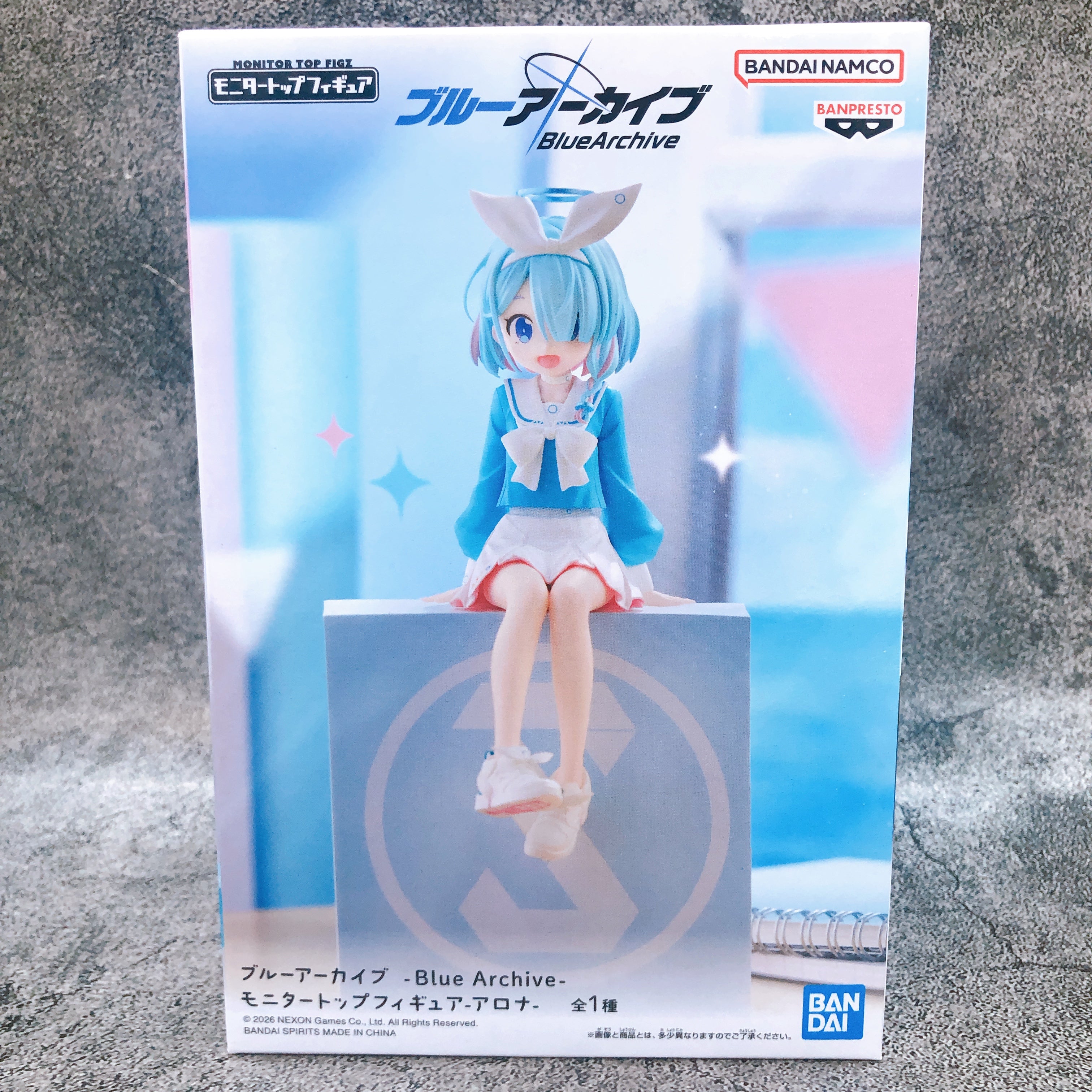 Blue Archive Arona Monitor Top Figure BANPRESTO Japan AUTHENTIC FASTSHIP Sealed