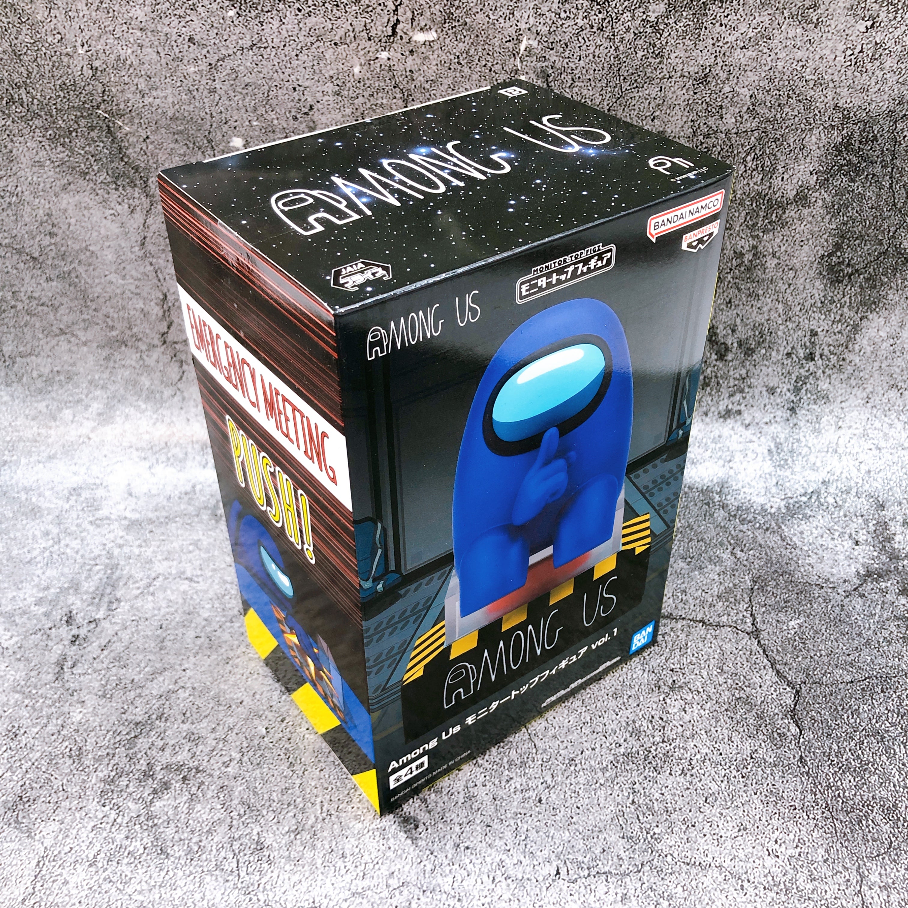 Among Us Blue Monitor Top Figure vol.1 BANPRESTO Japan AUTHENTIC FASTSHIP Sealed