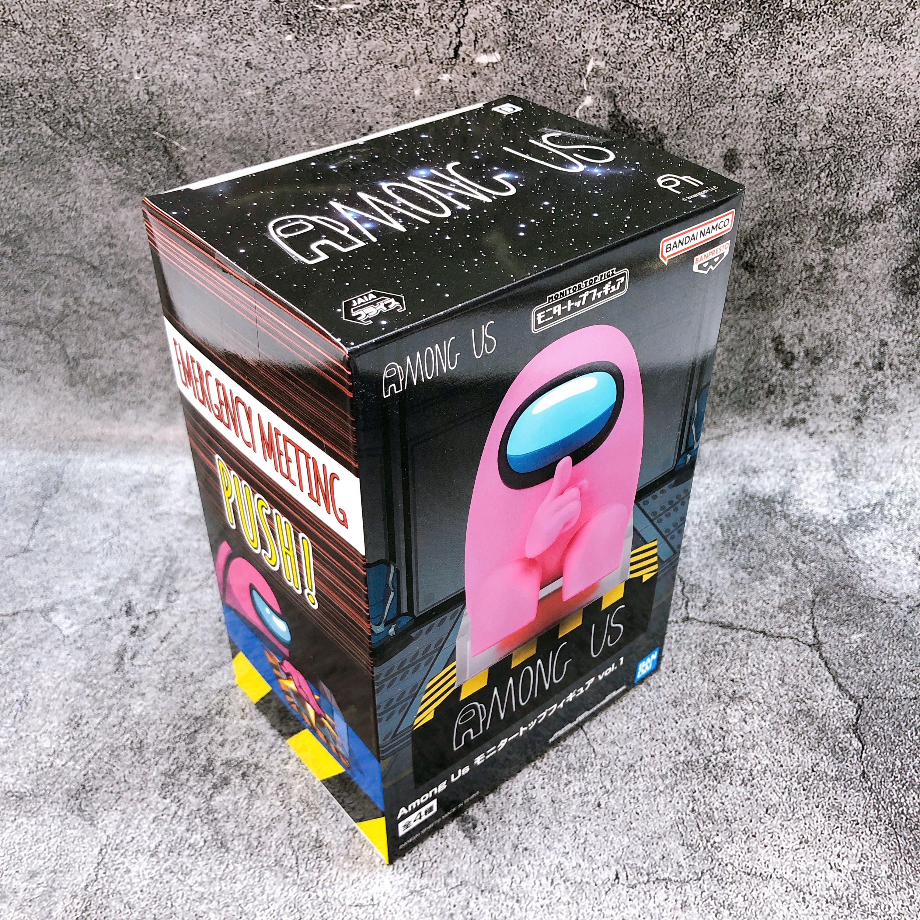 Among Us Pink Monitor Top Figure vol.1 BANPRESTO Japan AUTHENTIC FASTSHIP Sealed
