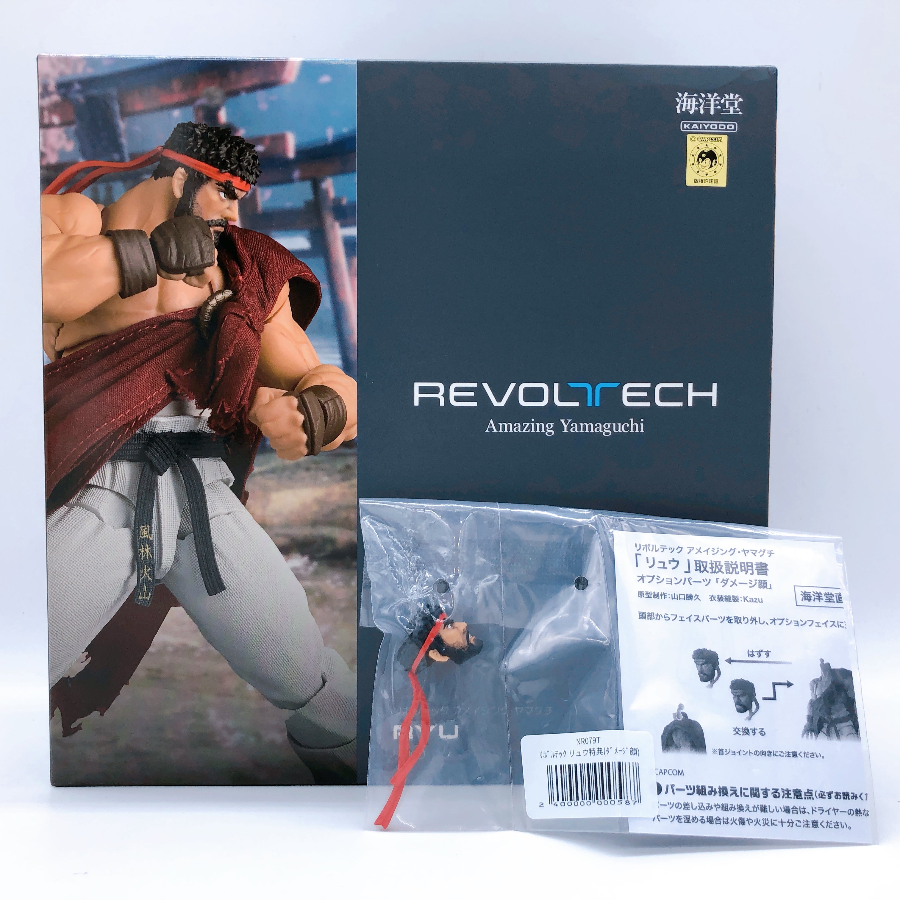 w/Bonus) Street Fighter VI Ryu Revoltech Amazing Yamaguchi Kaiyodo Ja