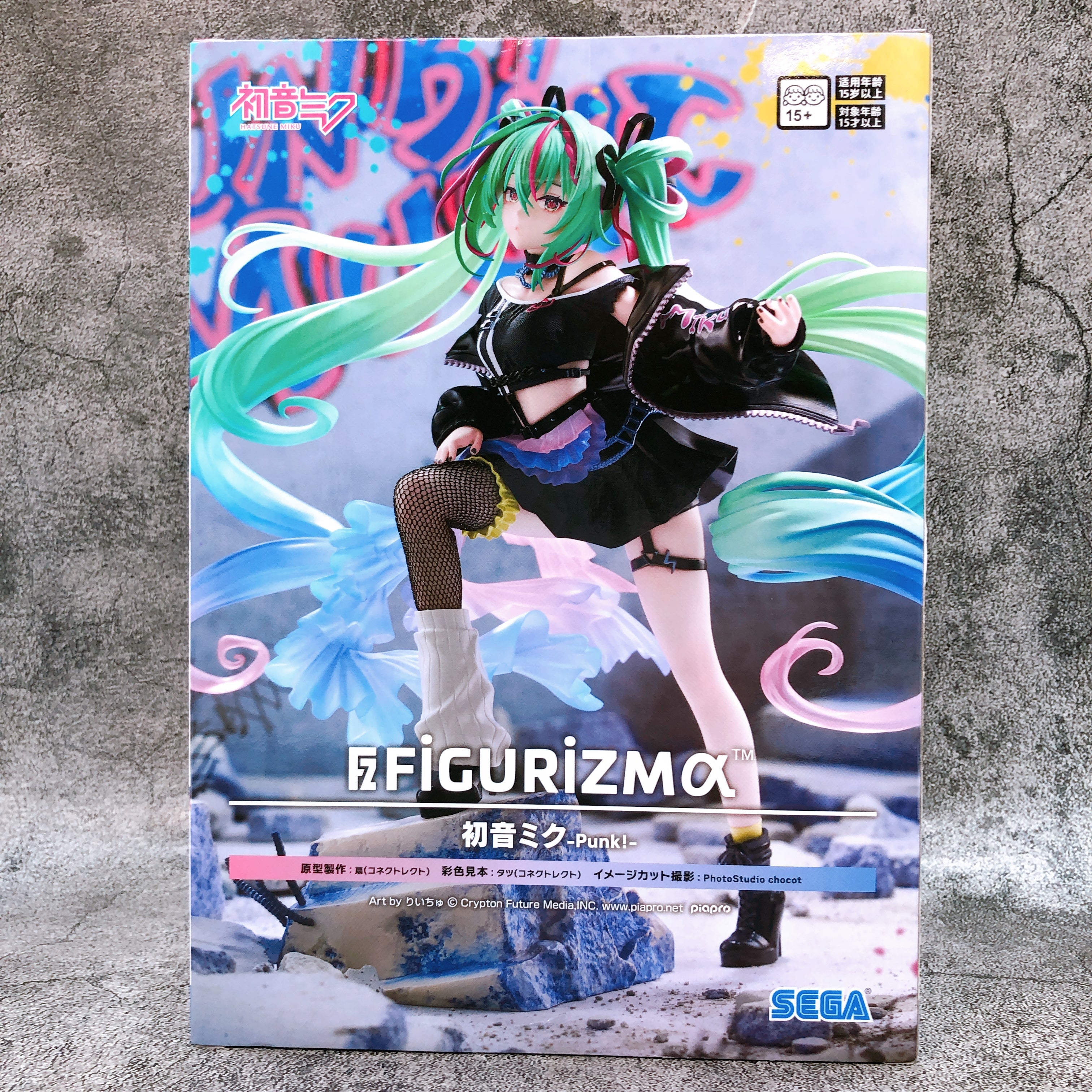 Hatsune Miku Punk!FIGURIZMα Figure SEGA Japan AUTHENTIC FASTSHIP Sealed NEW