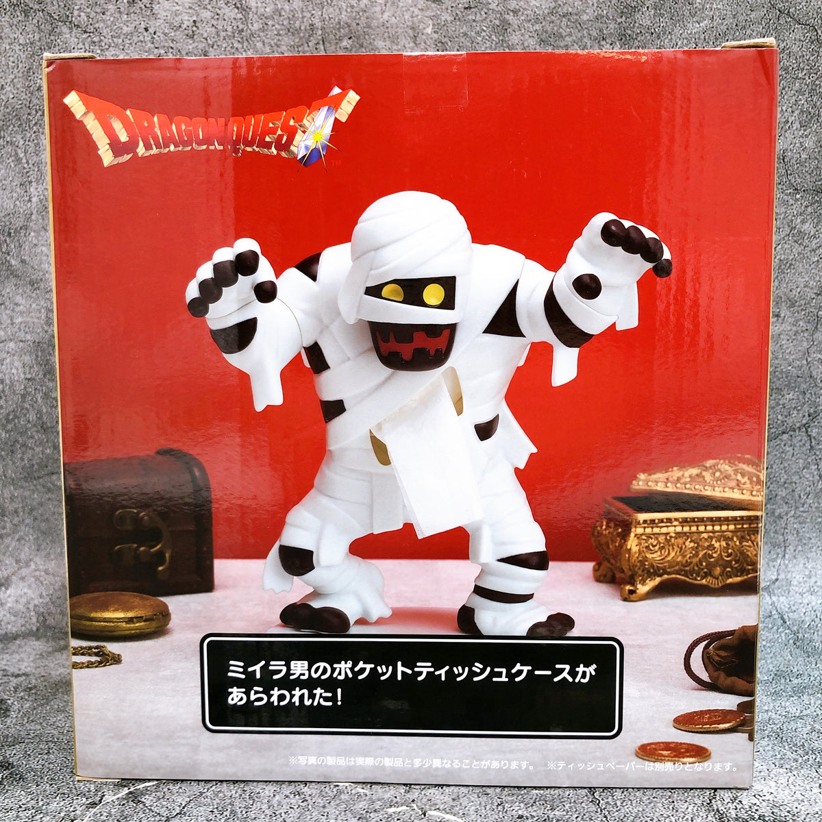 Dragon Quest AM Mummy Boy Pocket Tissue Case Figure Taito Japan Sealed AUTHENTIC