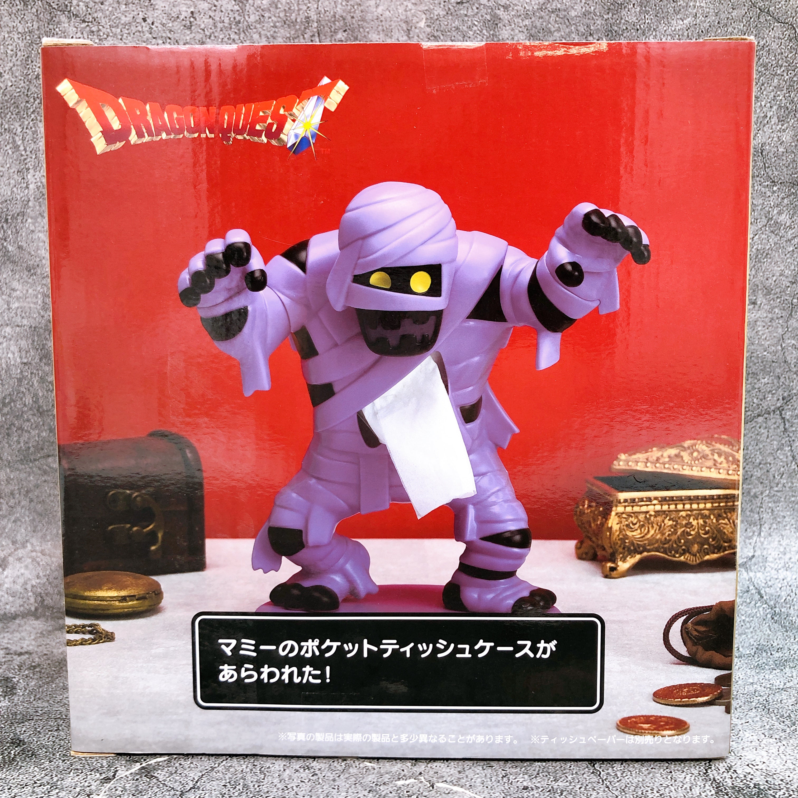 Dragon Quest AM Mummy Pocket Tissue Case Figure Taito Japan Sealed AUTHENTIC