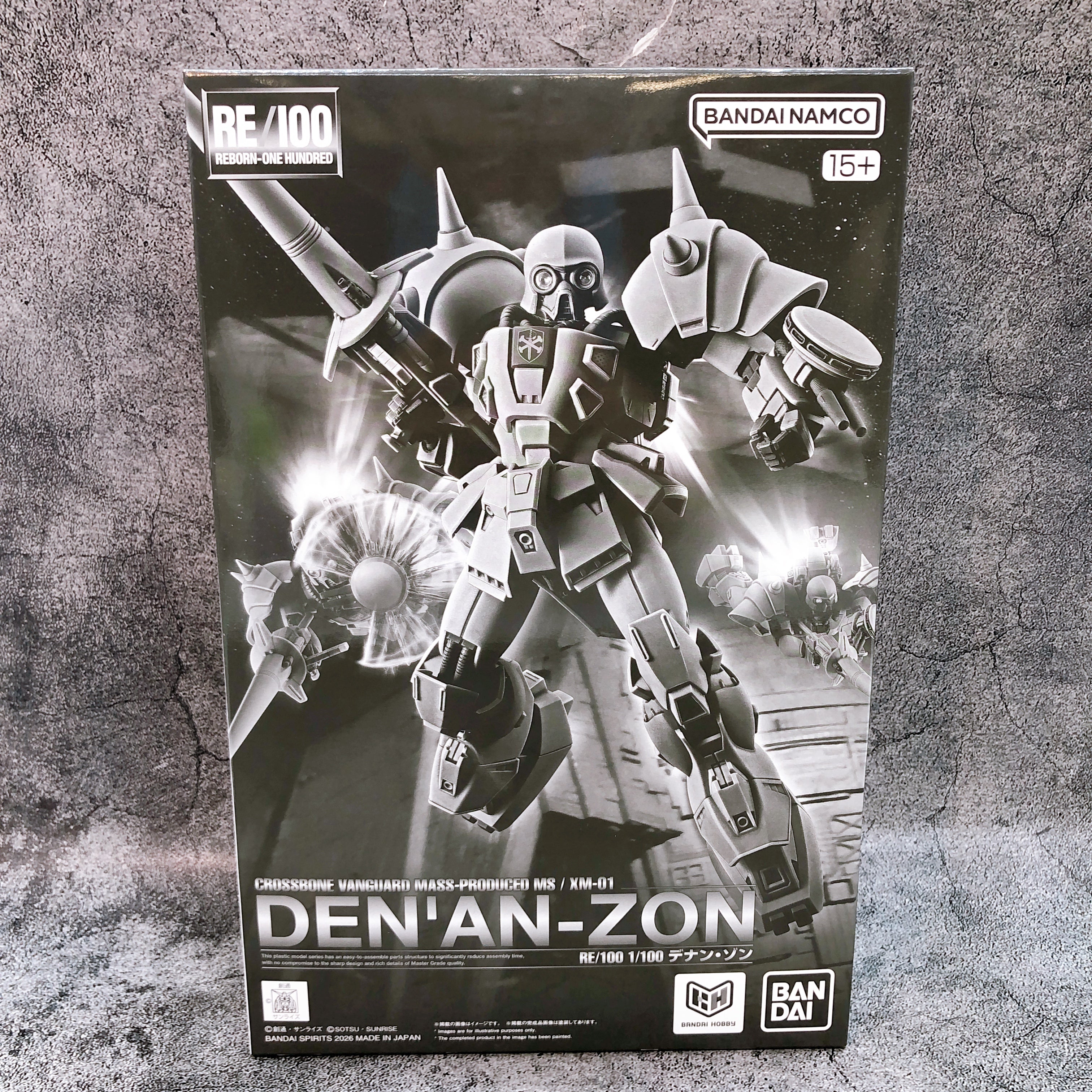 RE/100 1/100 Den'an-Zon Gundam F91 Gunpla Model Kit 15+ Premium Bandai Japan NEW