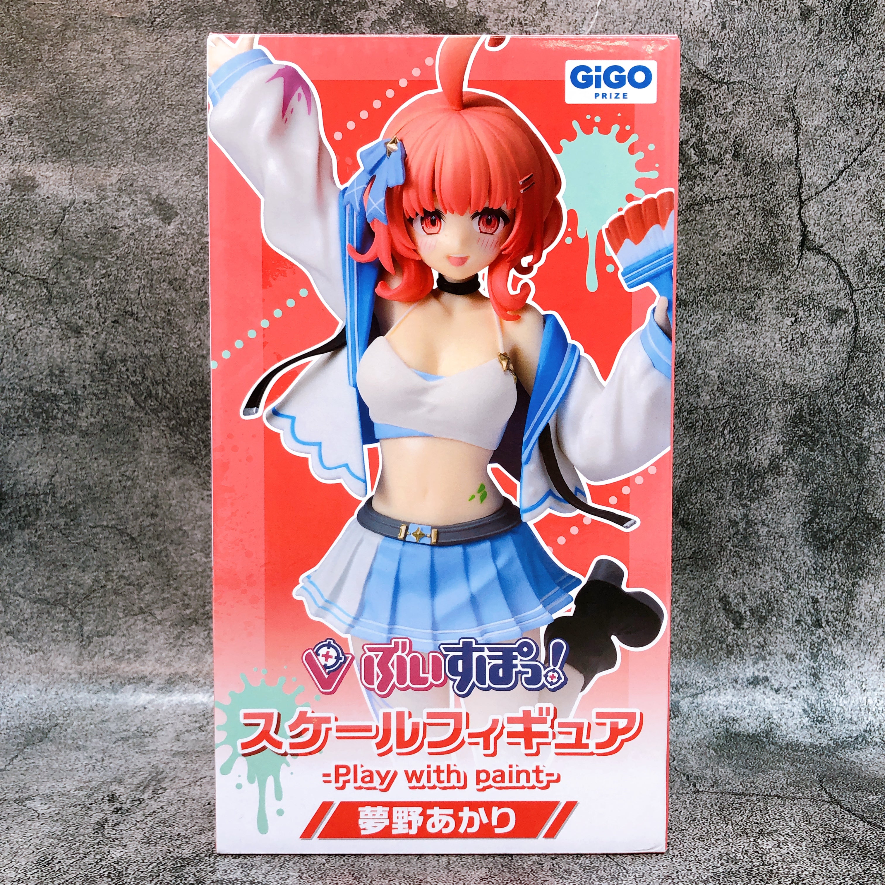 VSPO! Yumeno Akari Scale Figure Play with paint vol.9 Figure Fukuya Japan NEW