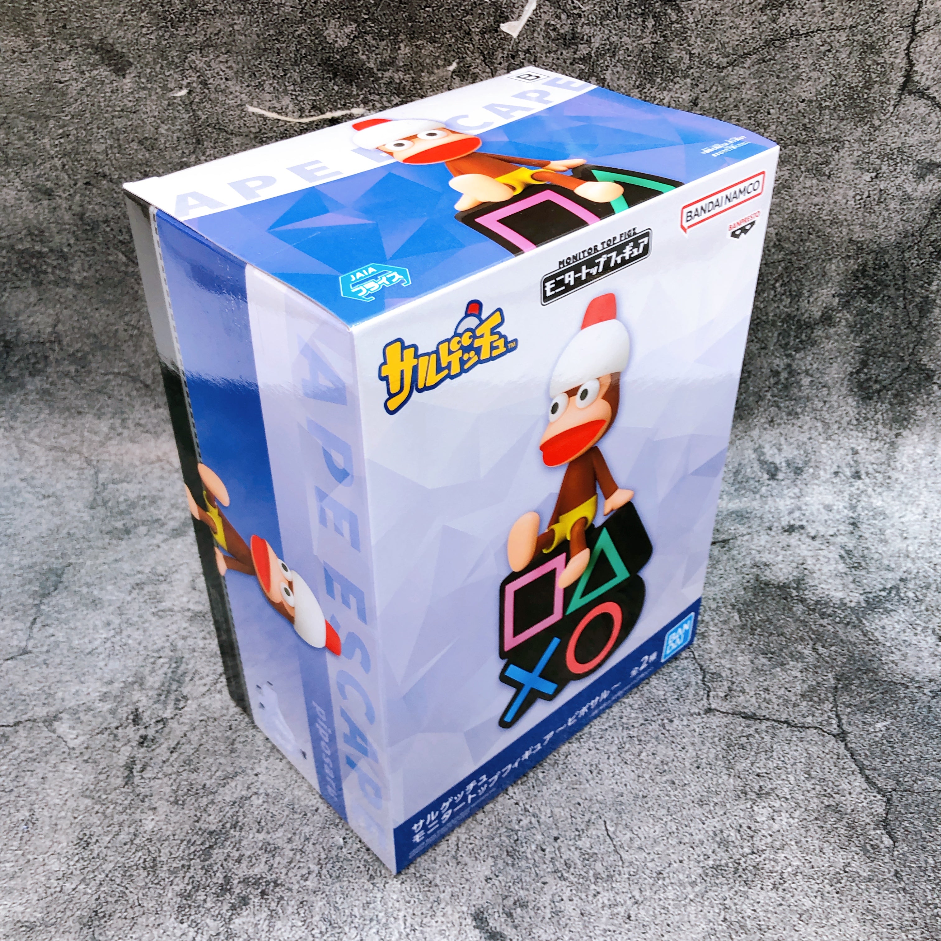 Ape Escape Piposaru (B) Monitor Top Figure BANPRESTO Japan AUTHENTIC FASTSHIP