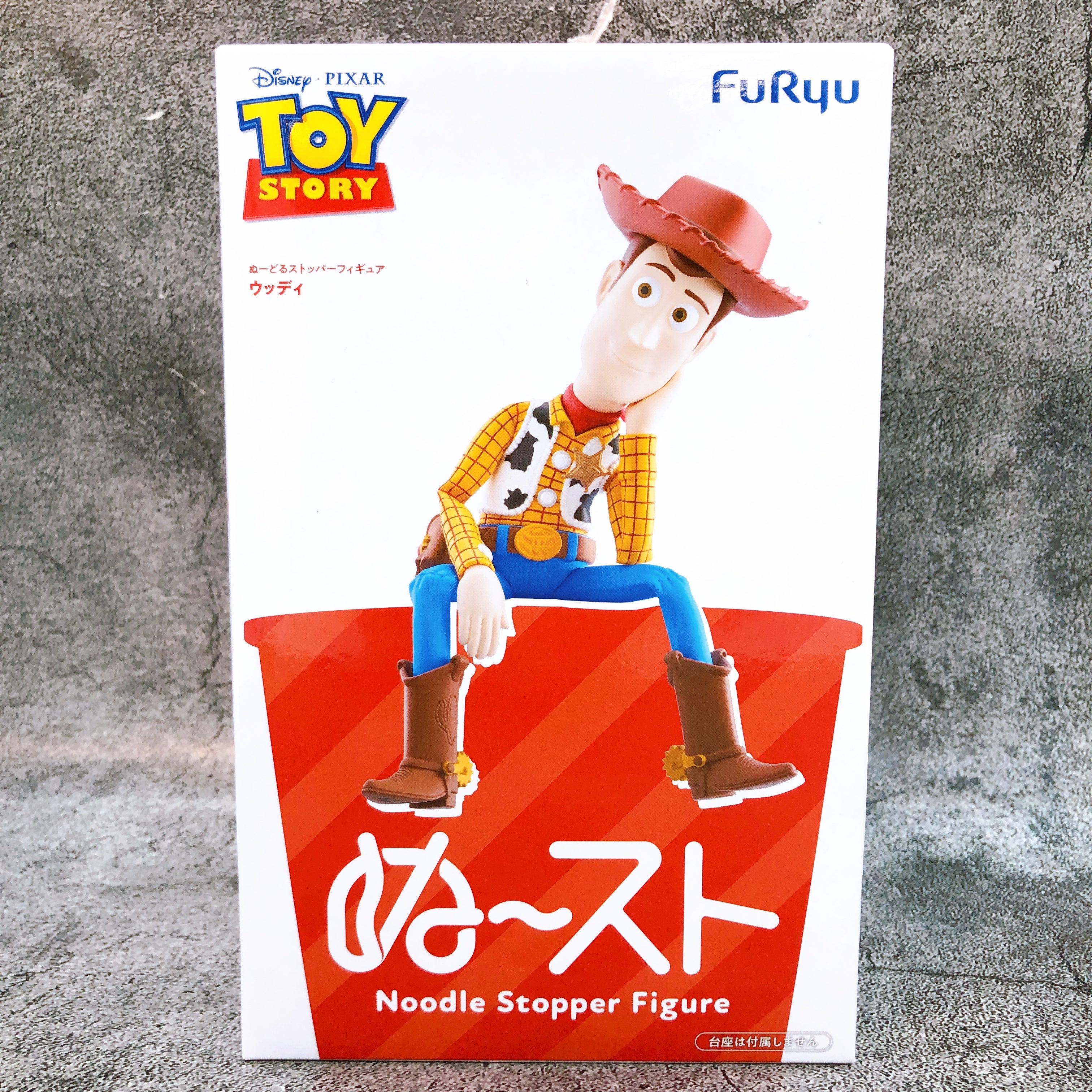 Toy Story Woody Noodle Stopper Figure FuRyu Japan AUTHENTIC FASTSHIP Sealed NEW