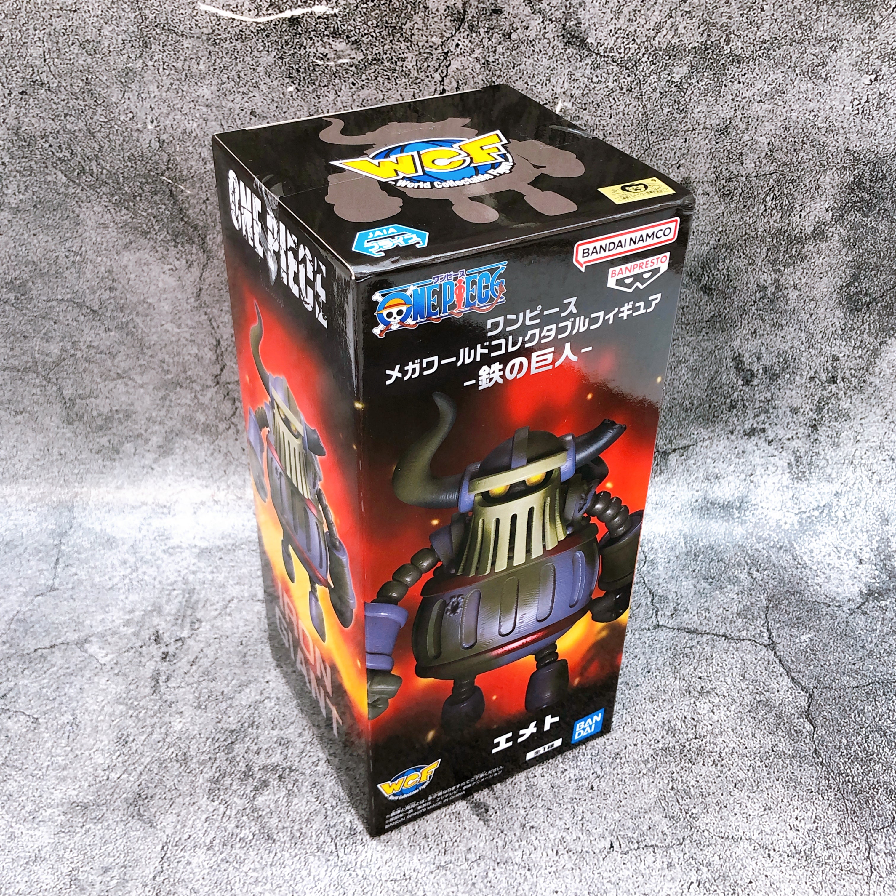 One Piece Iron Giant Emet Mega World Collectable Figure BANPRESTO Japan Sealed