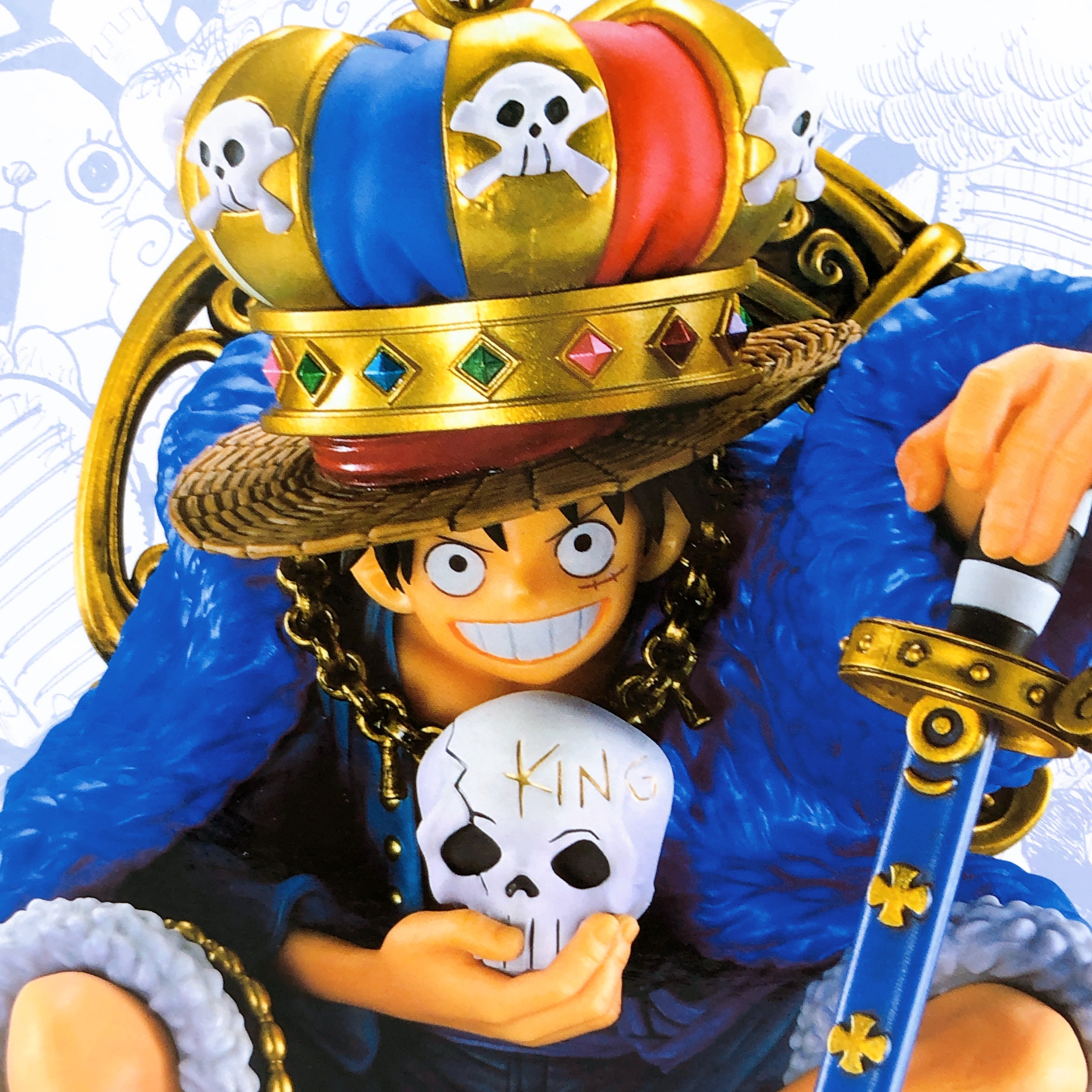 One Piece SUPER MASTER STARS DIORAMA King Monkey D. Luffy Limited Edition NEW