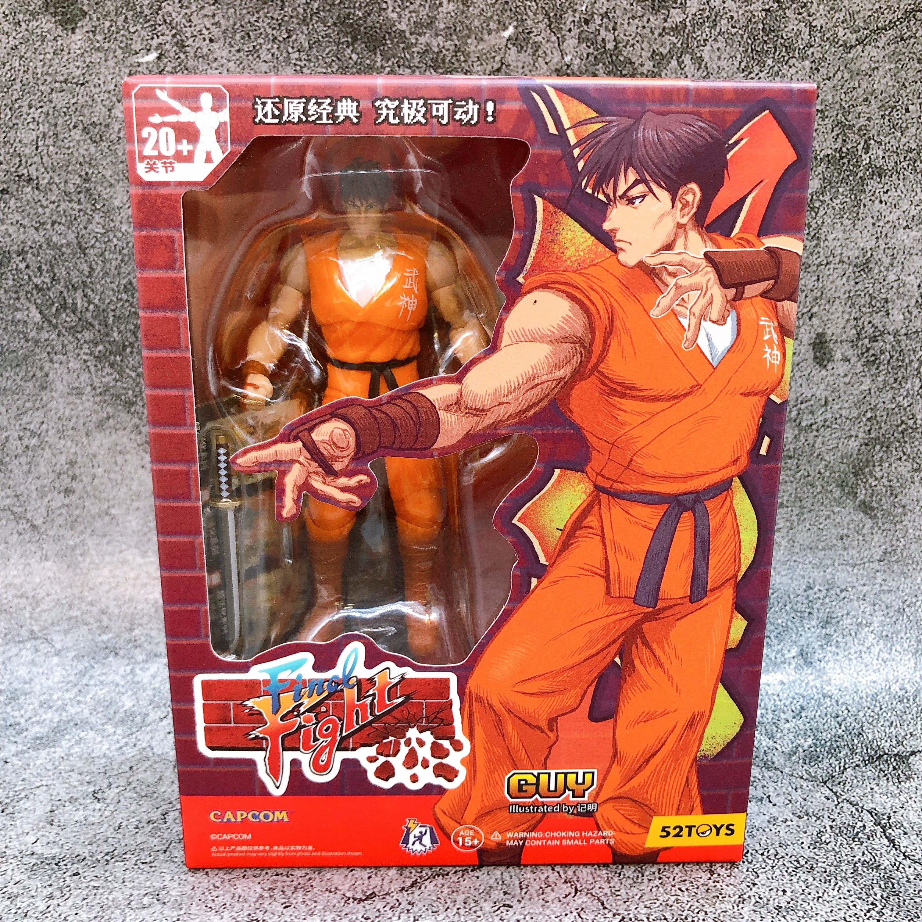 Final Fight Guy 3.75’ Series Action Figure 52TOYS AUTHENTIC FASTSHIP Sealed