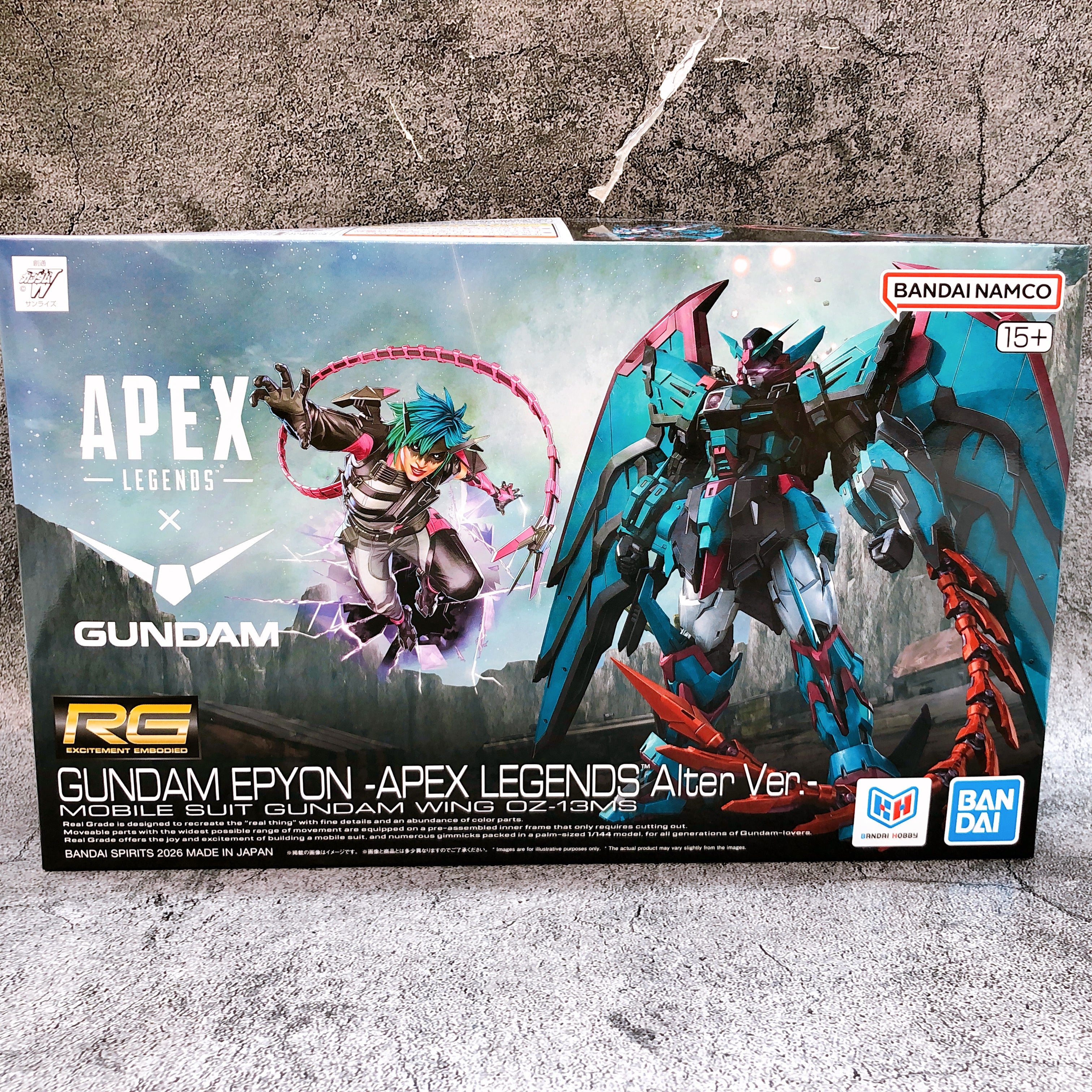 RG 1/144 Gundam Epyon APEX LEGENDS Alter Ver Model Kit 15+ Premium Bandai Japan