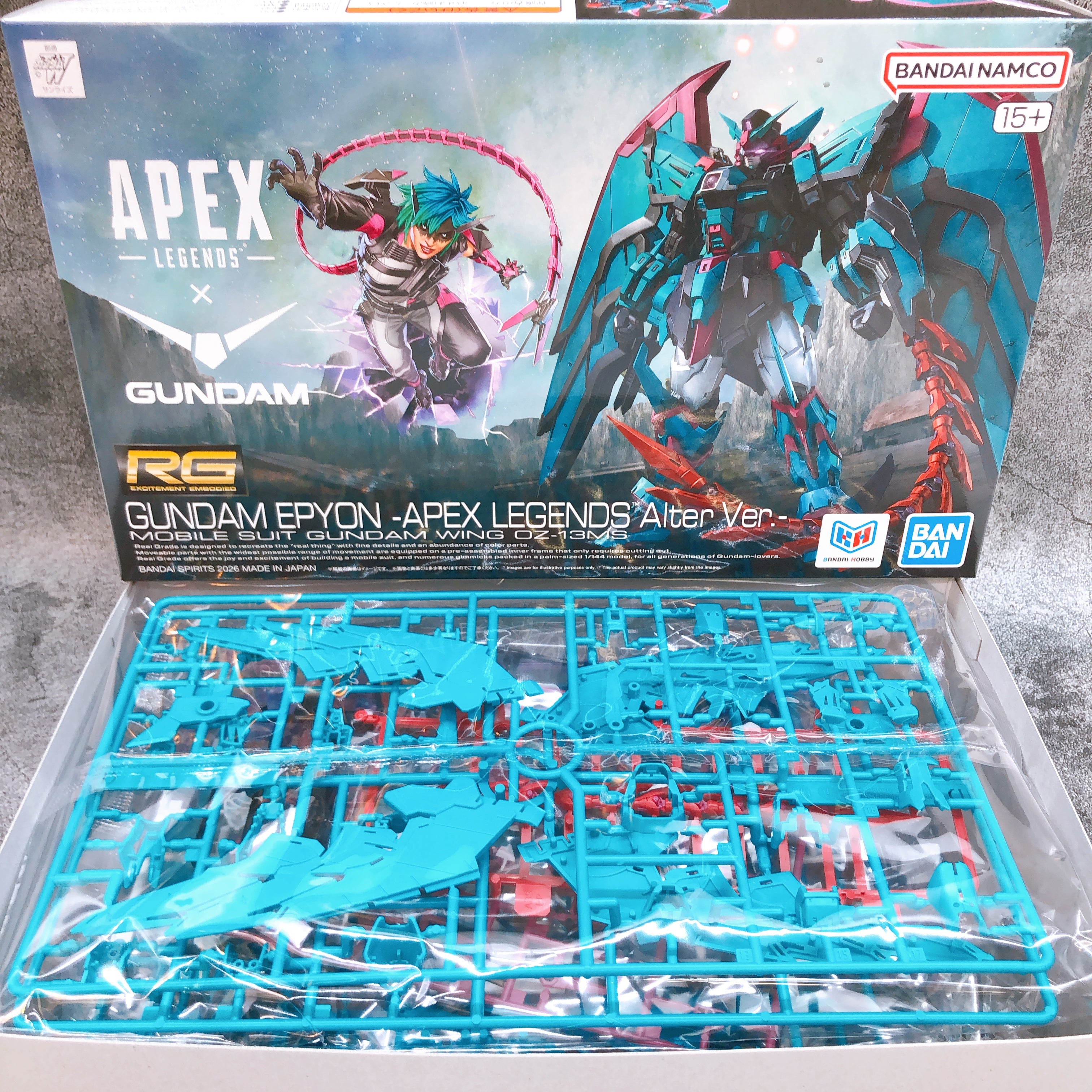 RG 1/144 Gundam Epyon APEX LEGENDS Alter Ver Model Kit 15+ Premium Bandai Japan