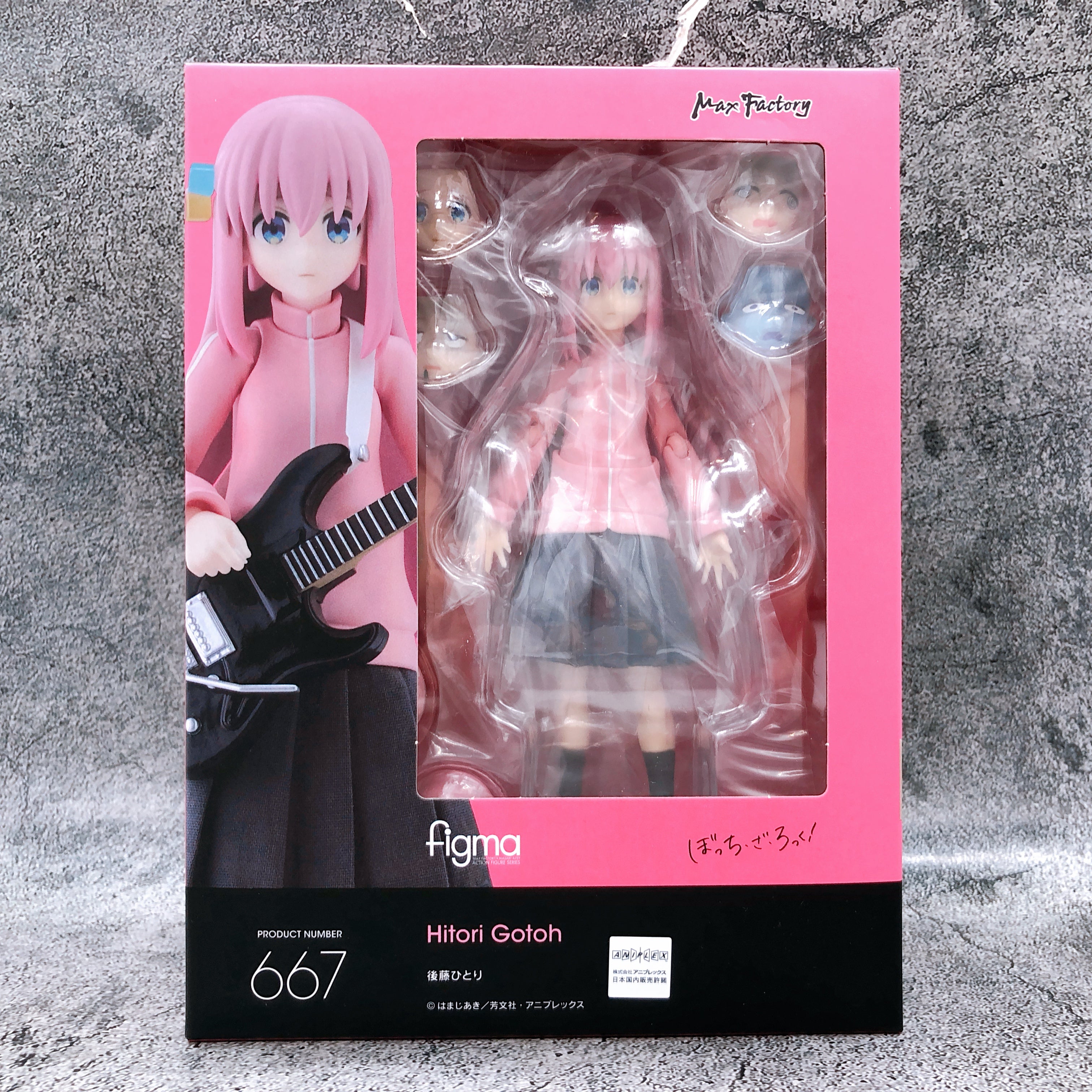 Bocchi the Rock! Hitori Gotoh figma 667 Action Figure 15+ Max Factory Japan NIB