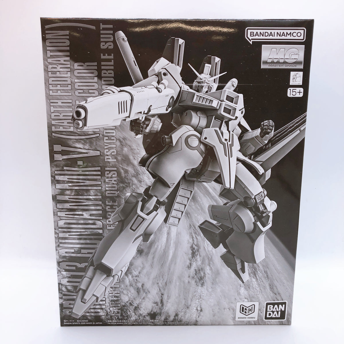 MG 1/100 Gundam Mk-V Earth Federation Force Color Model Kit 15+ Premium Bandai