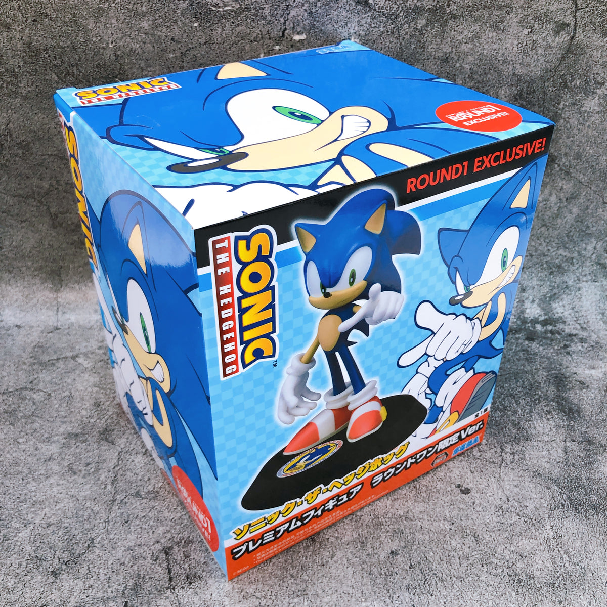Sonic The Hedgehog Sonic Premium Figure Round 1 Limited Ver. SEGA Japan 15+
