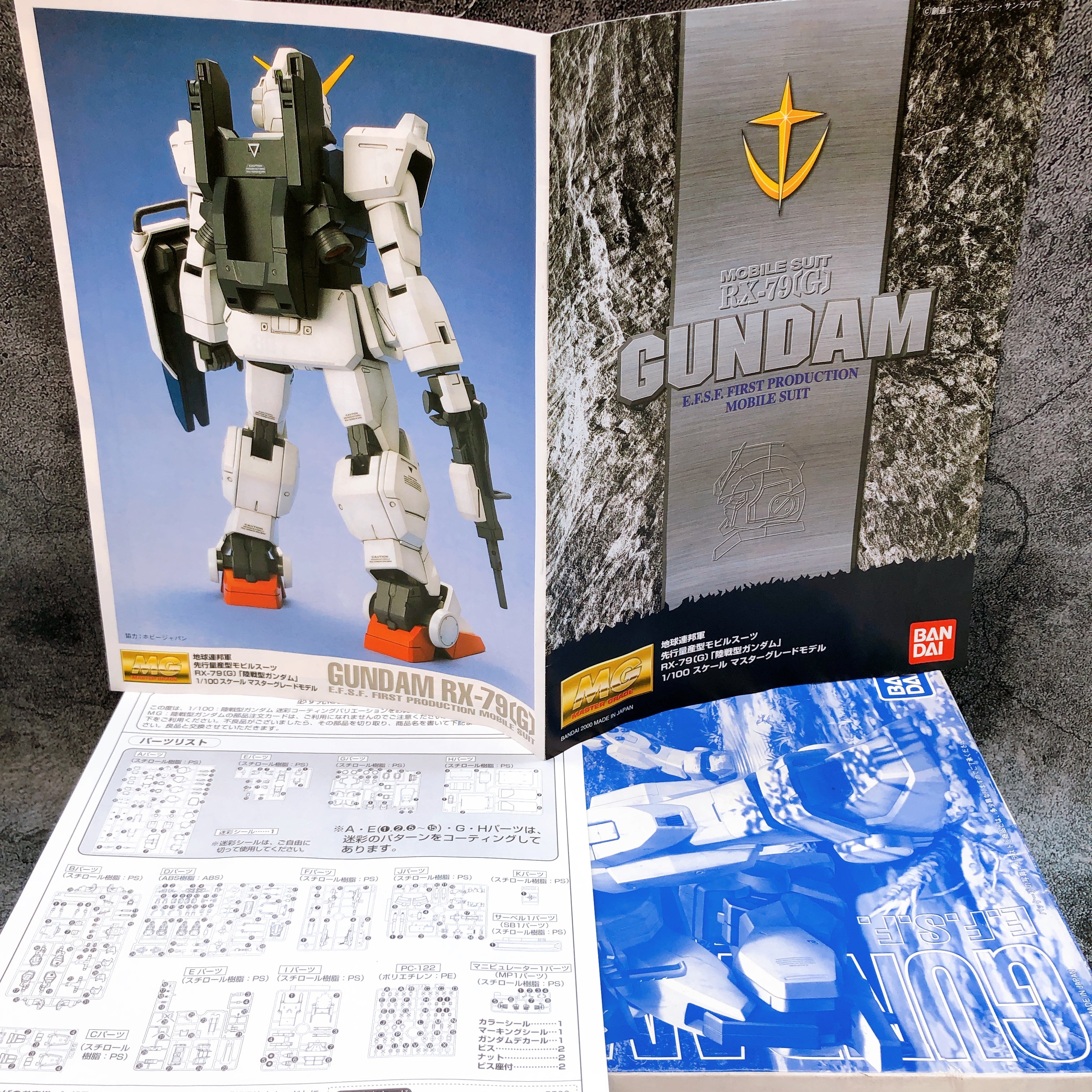 MG 1/100 Gundam Ground Type Cold Districts Ver. Rare Model Kit 15+ Bandai Japan